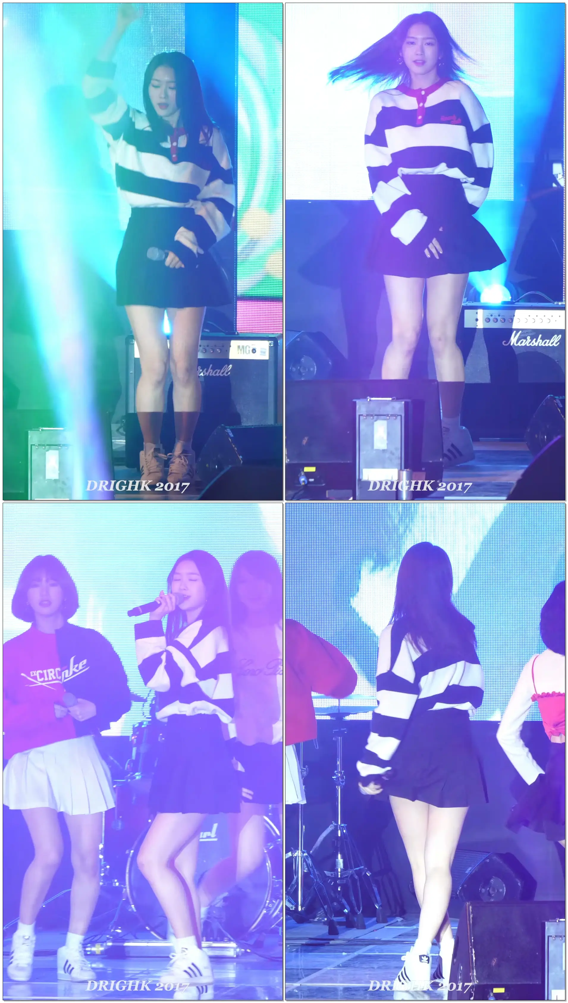 오마이걸(Oh My Girl) 지호 '컬러링북' 직캠fancam [171206 의정부 푸른별콘서트]