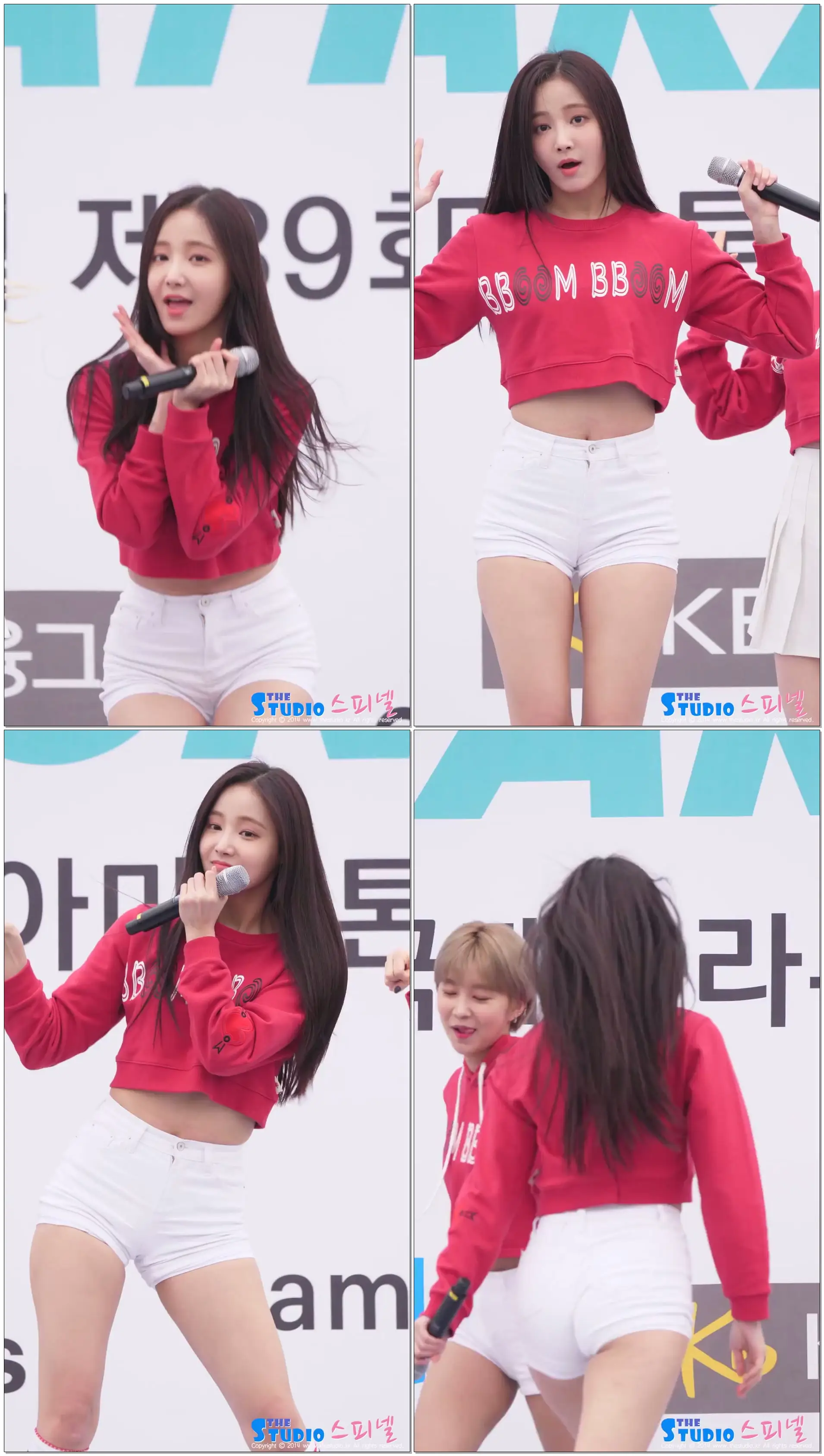 180318 모모랜드 '꼼짝마' 4K 연우 직캠 MOMOLAND Yeonwoo fancam - Freeze (서울국제마라톤) by Spinel