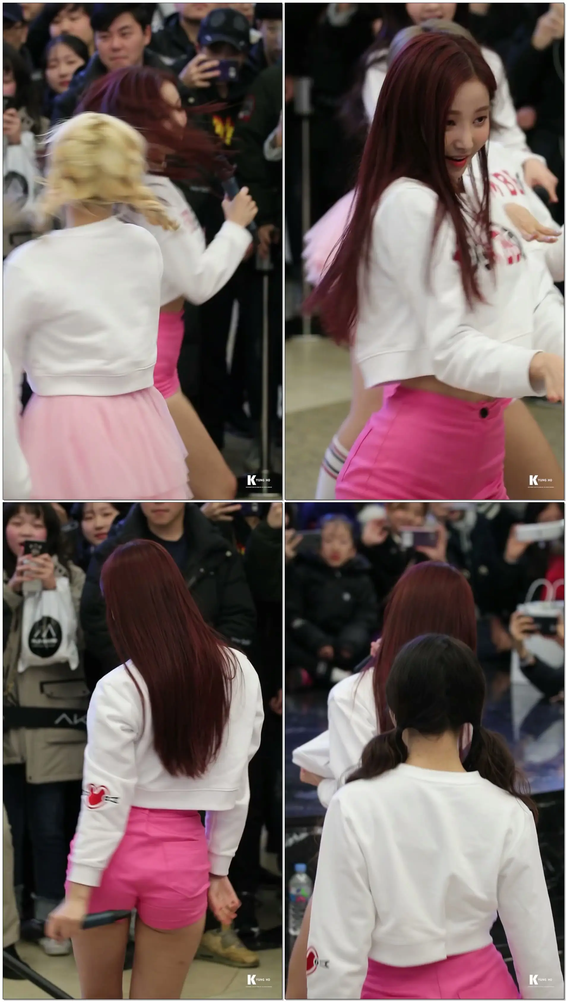 180203 분당 게릴라 콘서트 모모랜드 (momoland) 뿜뿜 연우 세로 (2절 뒷모습) 직캠 / fancam