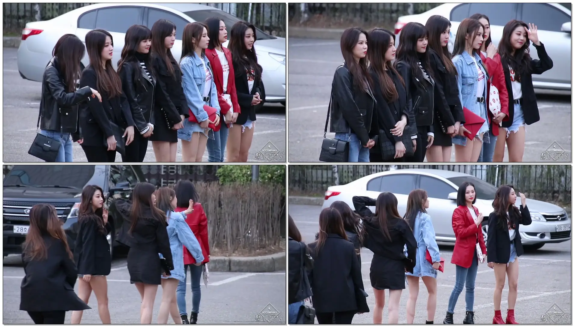180330 씨엘씨 (clc) 전체 출근길 BY 철이 147Company - kbs 뮤직뱅크 신관공개홀(직캠/fancam)