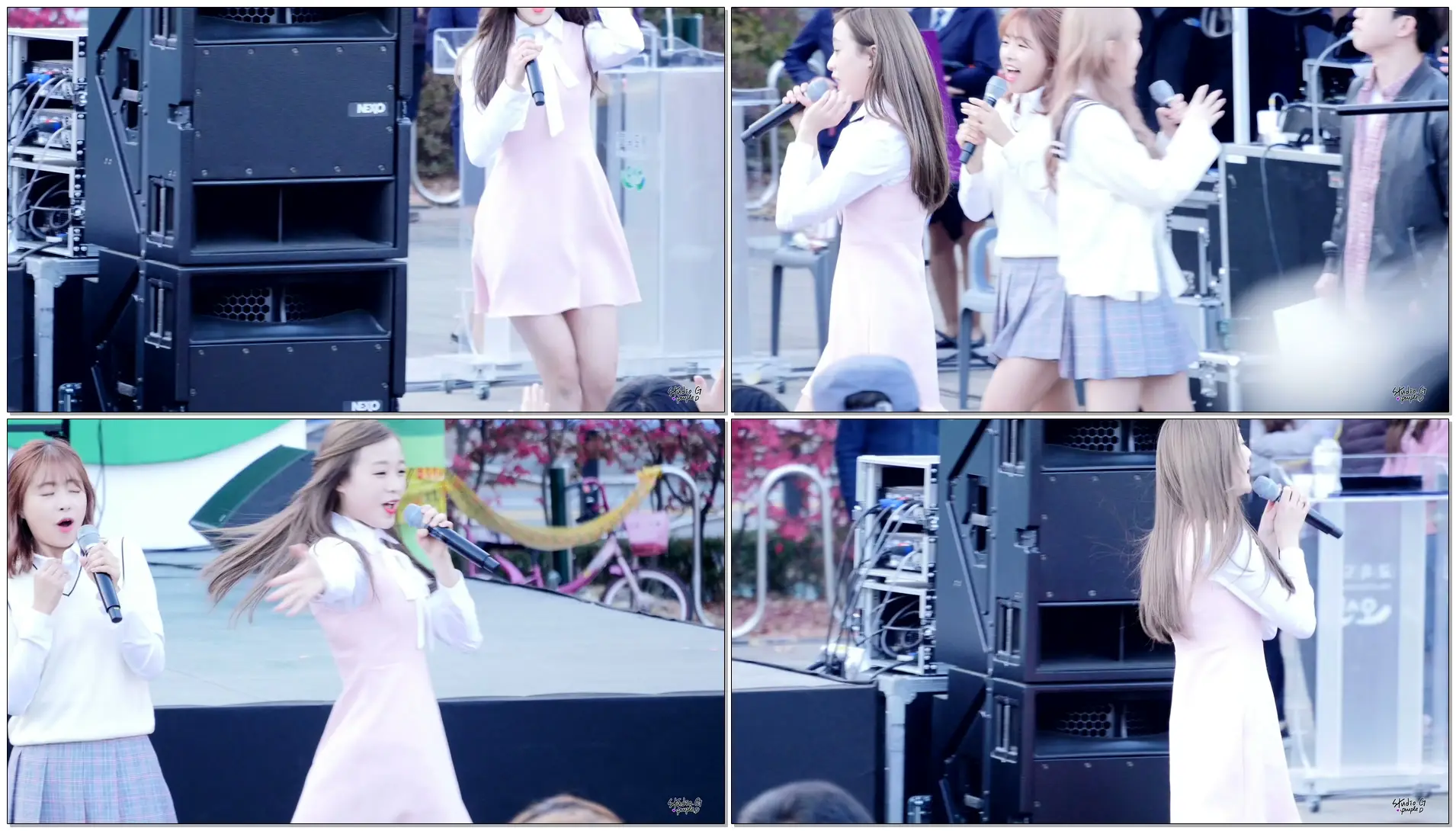 171105 에이프릴(april) 진솔 무아(muah) 오산 청소년 축제 직캠/fancam