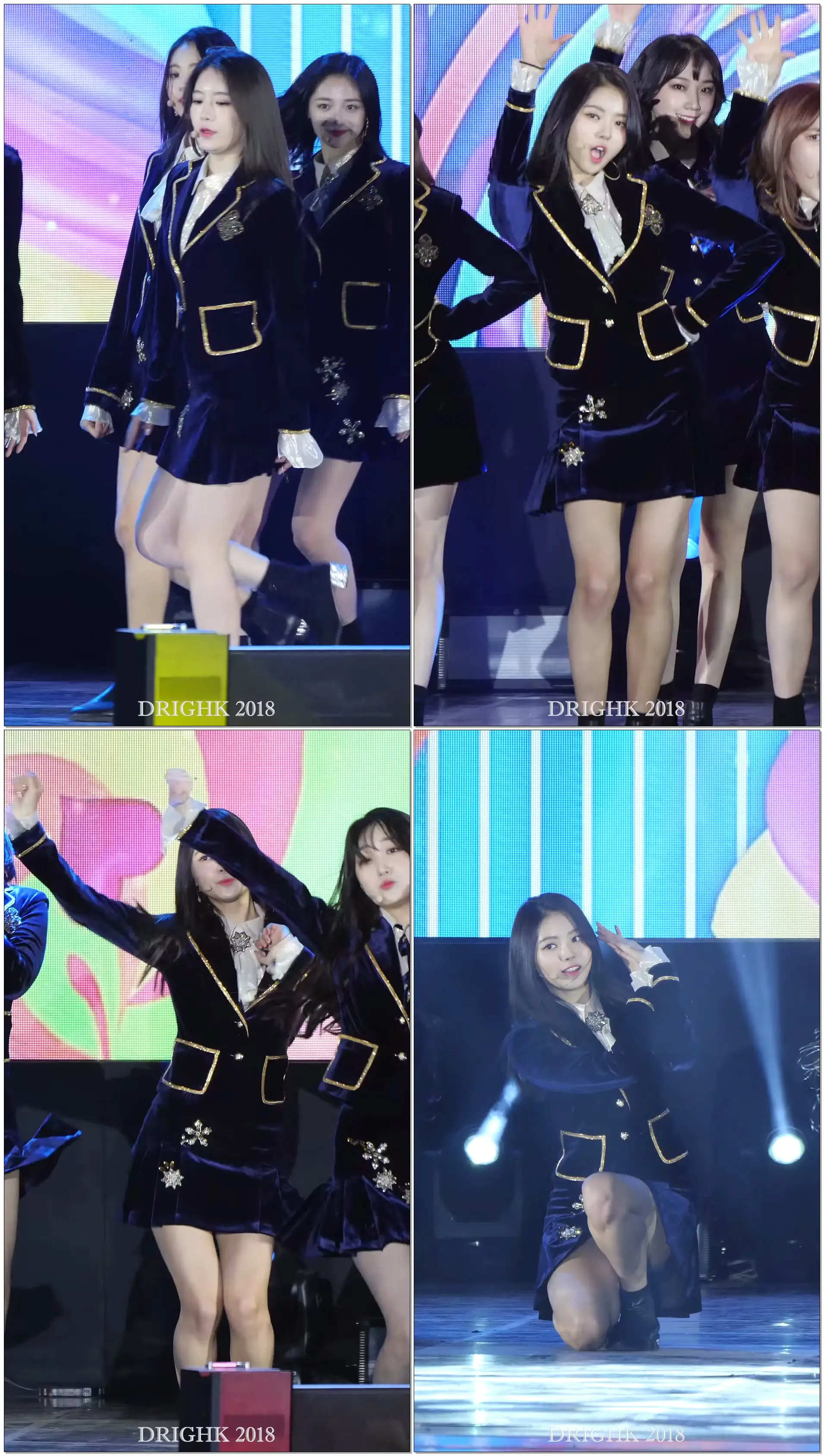 PRISTIN(프리스틴) 나영 'WEE WOO' 직캠fancam [180303 평창 동계패럴림픽 성화 합화식]
