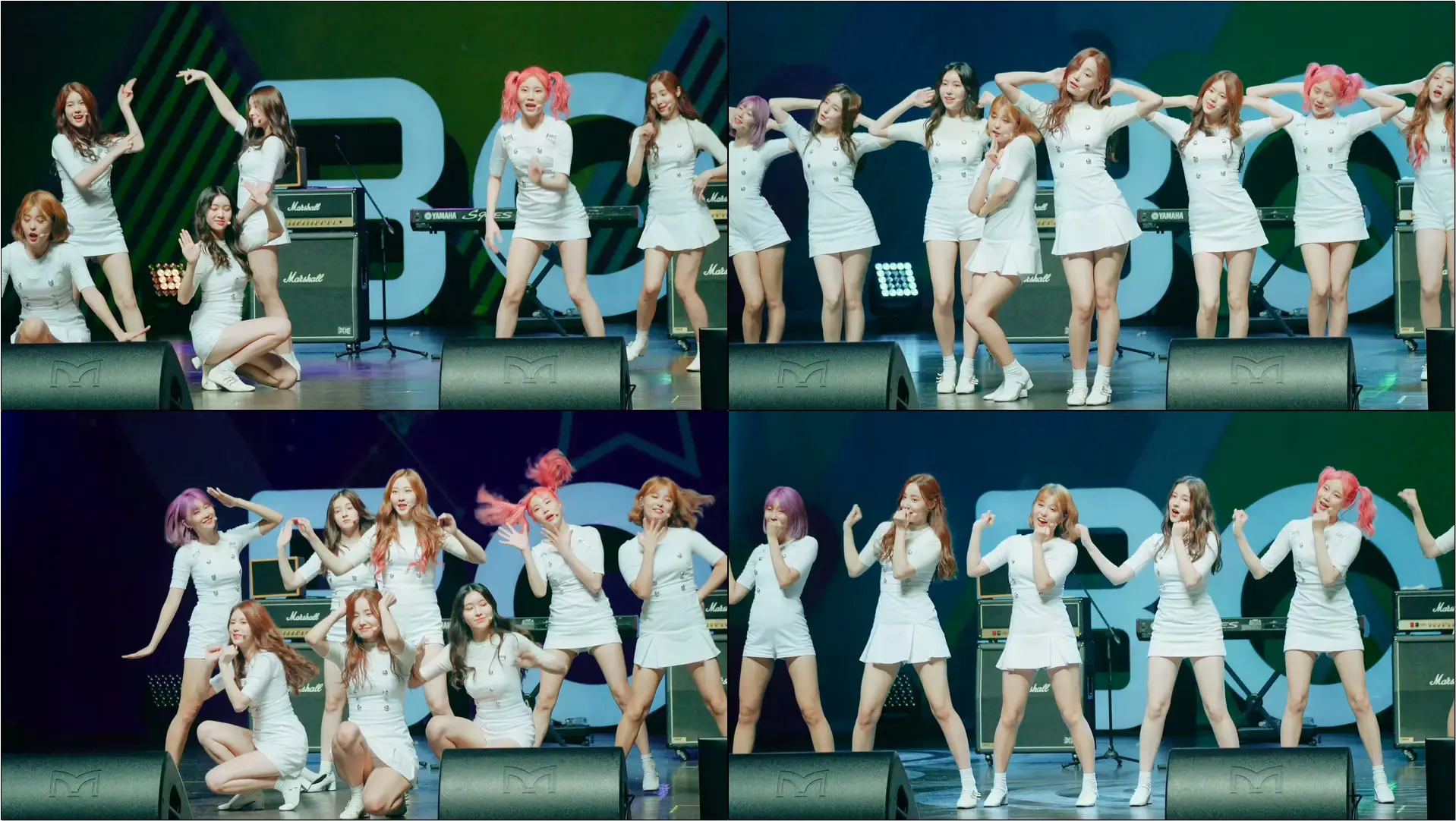 고정캠 모모랜드(MOMOLAND) _ Freeze(꼼짝마) 2배속 댄스 @171027 BOF 원아시아 팬미팅 [4k Fancam/직캠]