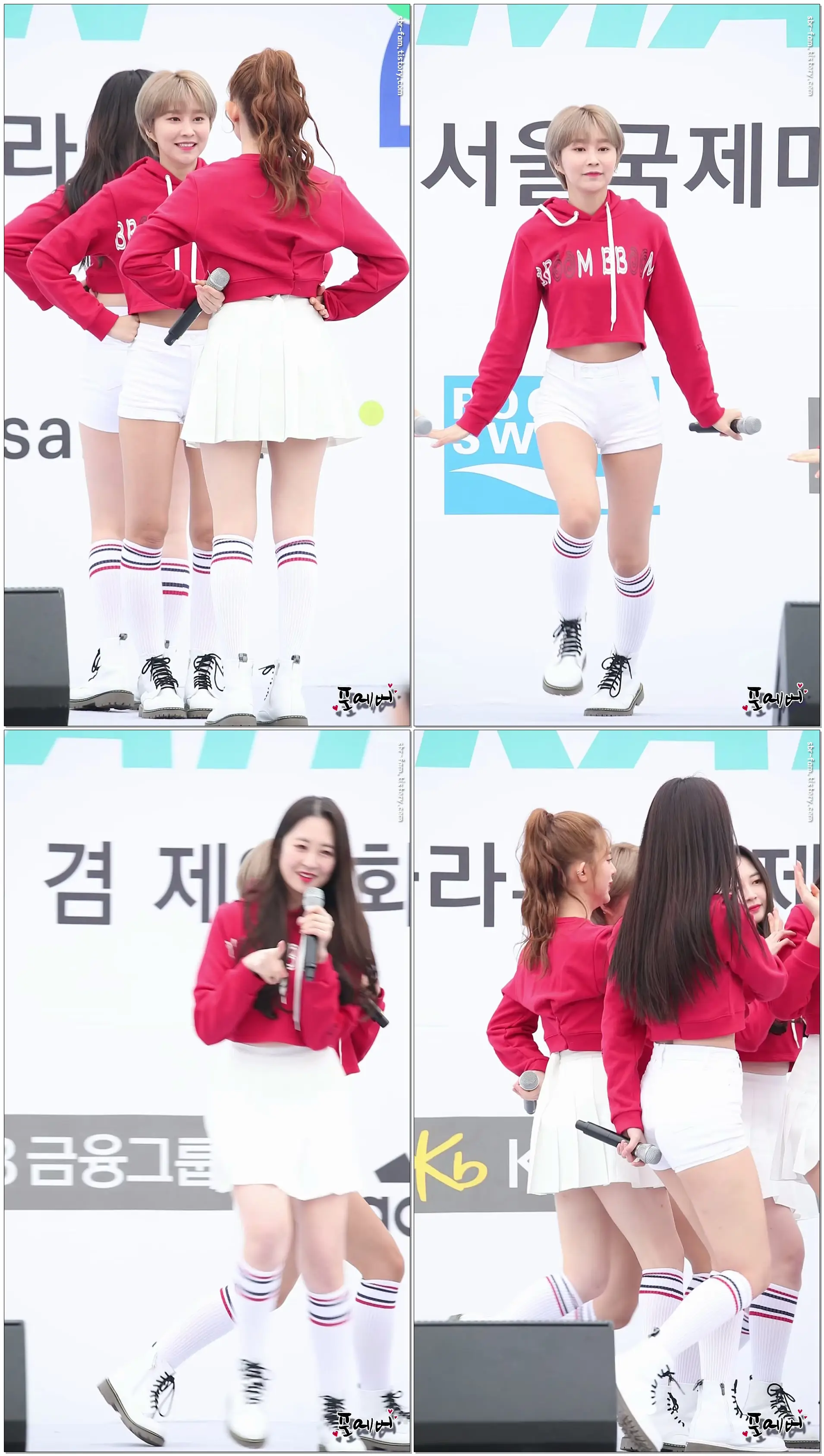 180318 모모랜드(Momoland) 혜빈-꼼짝마 2018 서울국제마라톤 축하공연 직캠(fancam) by 포에버