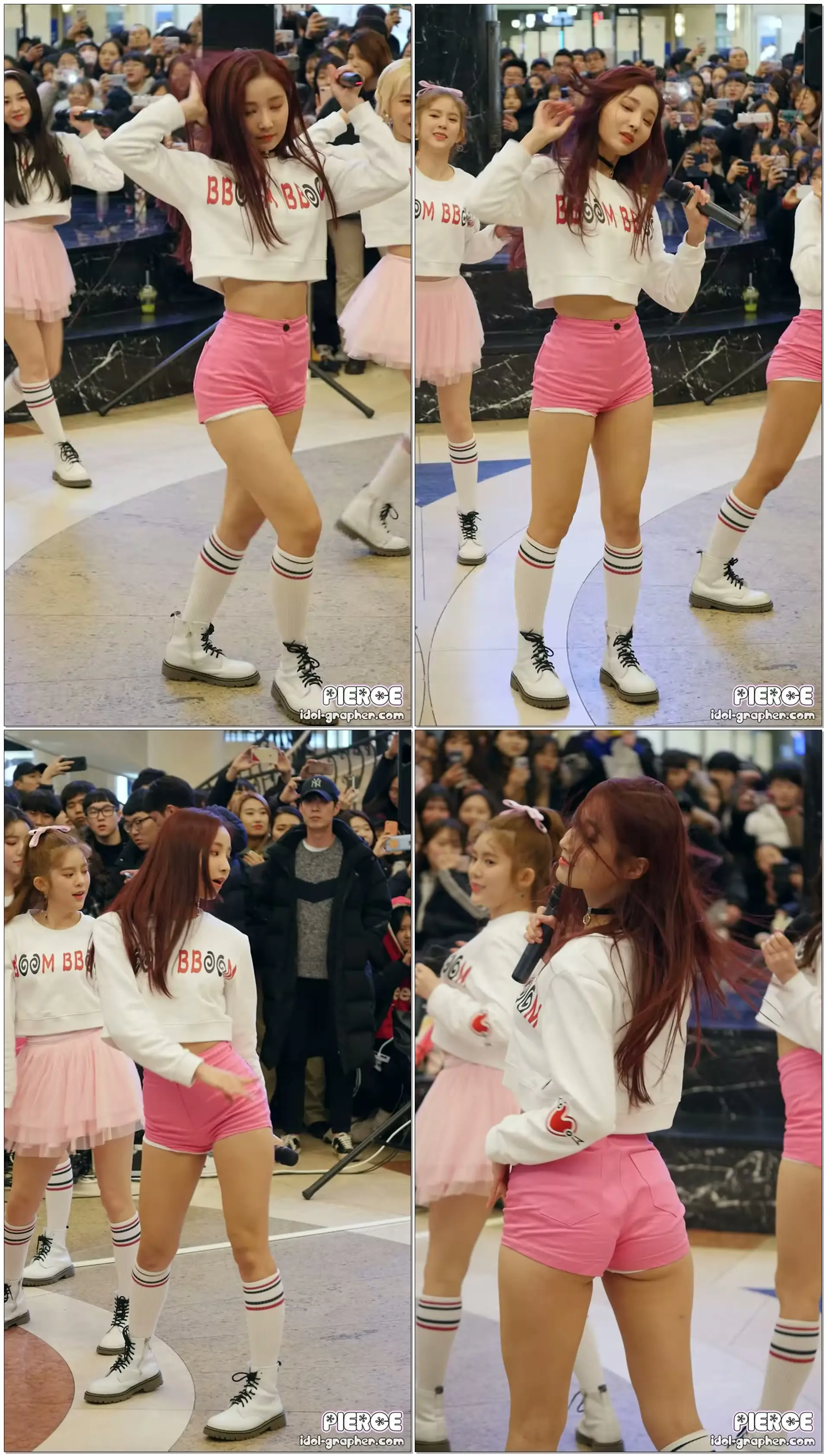[180203] 모모랜드 MOMOLAND (연우 Yeonwoo) - 뿜뿜 BBoom BBoom (분당 AK플라자 게릴라 공연) 직캠/Fancam by PIERCE