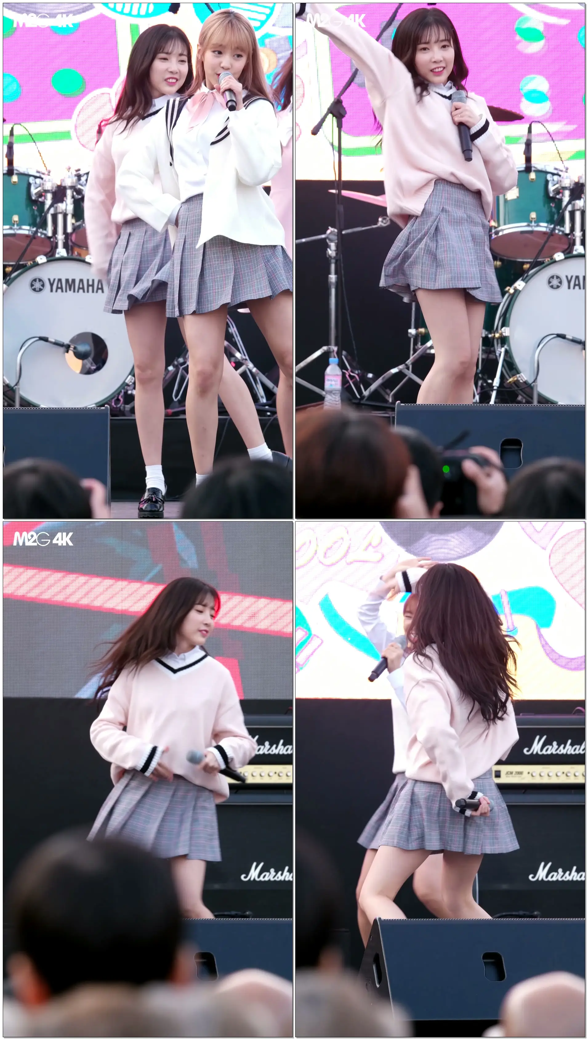 [직캠] 171105 에이프릴 윤채경 ( 손을 잡아줘 ) - 오산 청소년축제