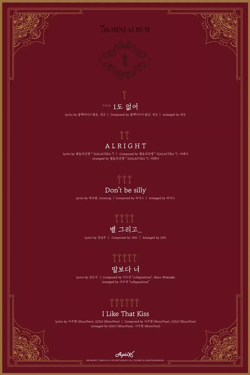 에이핑크 트랙