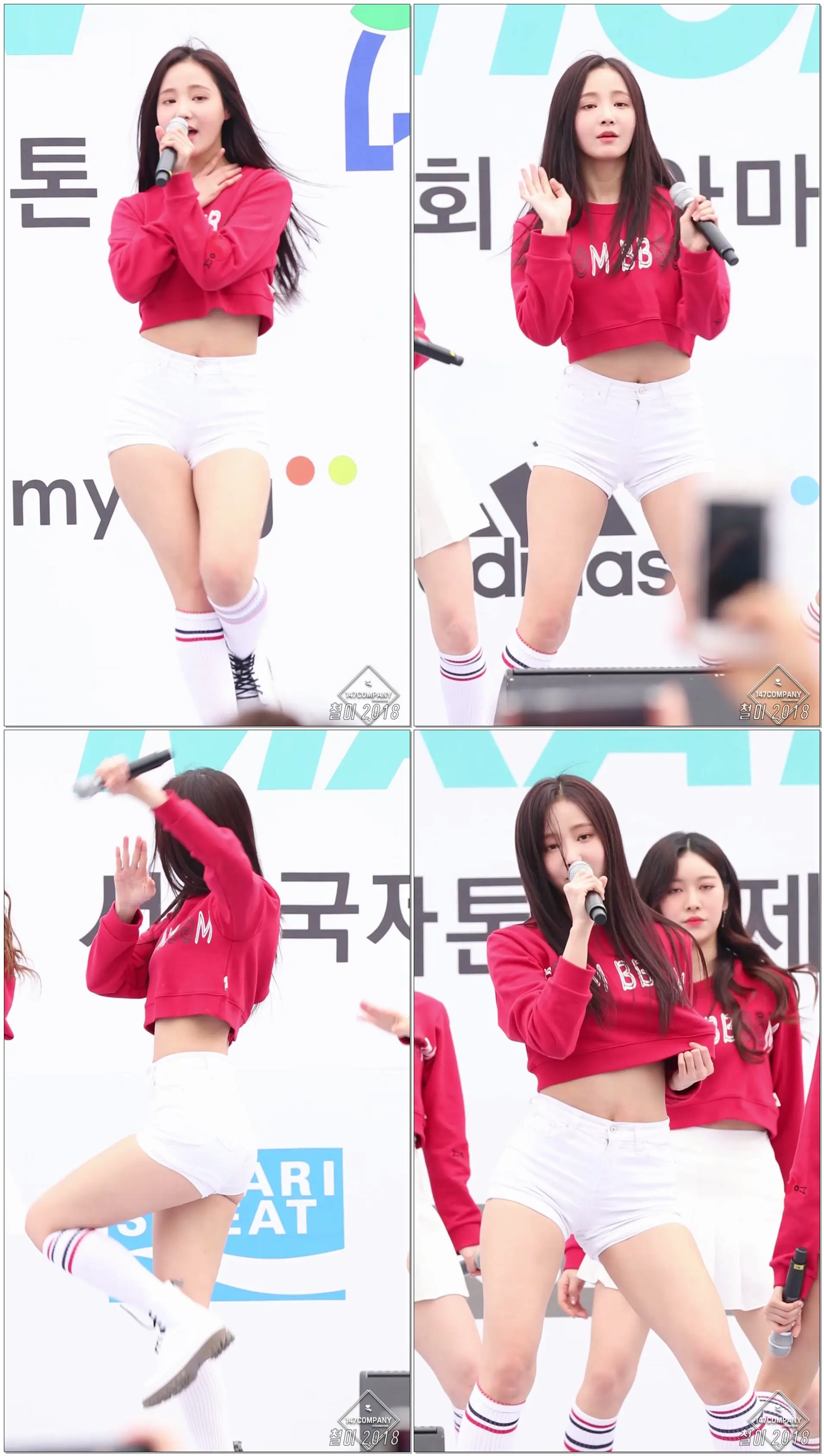 180318 모모랜드 (MOMOLAND) 연우 (Yeonwoo) 뿜뿜 (BBoom BBoom) BY 철이 147Company - 서울국제마라톤대회 잠실(직캠/fancam)