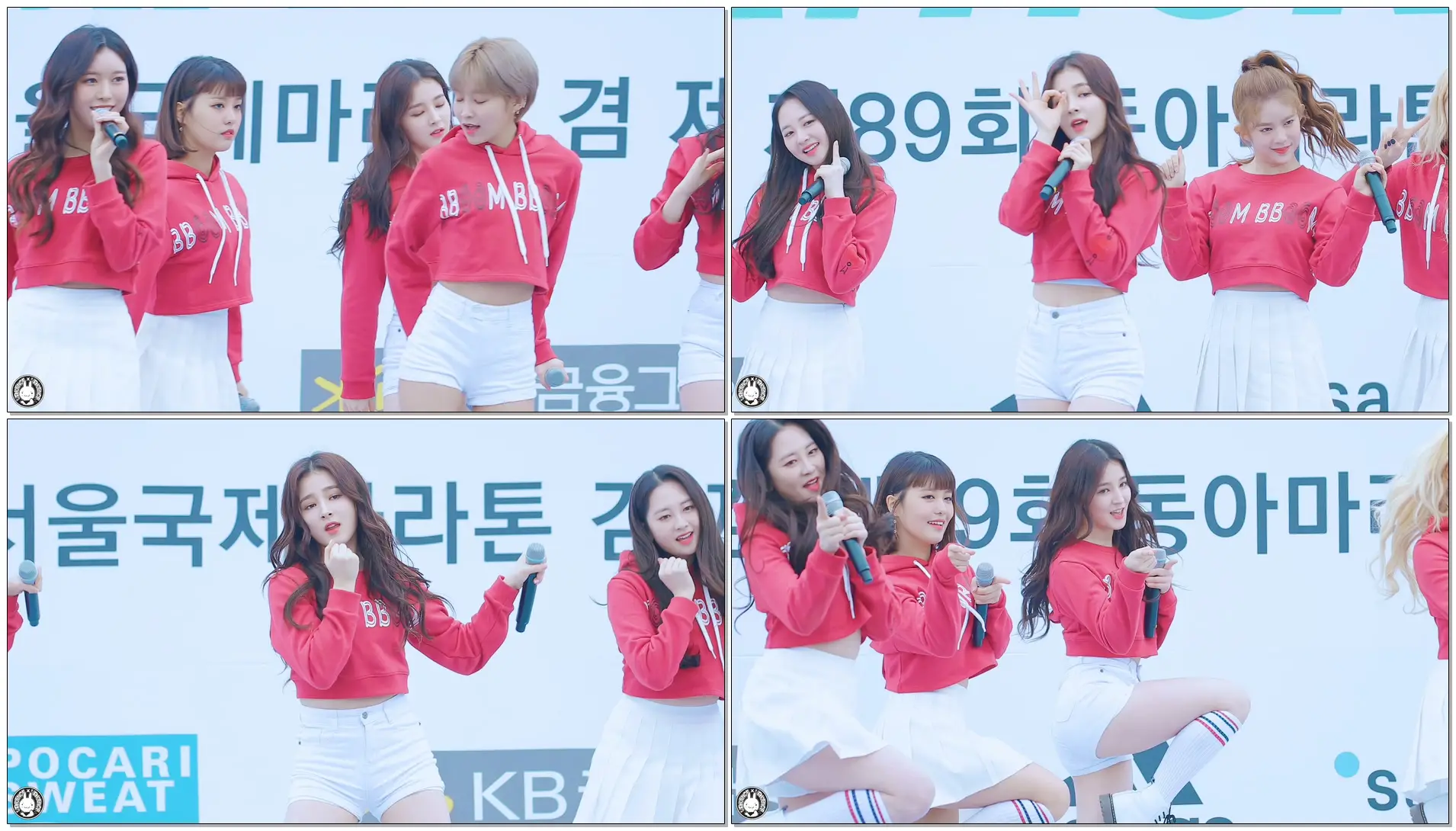 [4K] 180318 모모랜드 낸시 직캠 '꼼짝마' MOMOLAND(NANCY) Fancam @서울국제마라톤 잠실운동장 By 벤뎅이