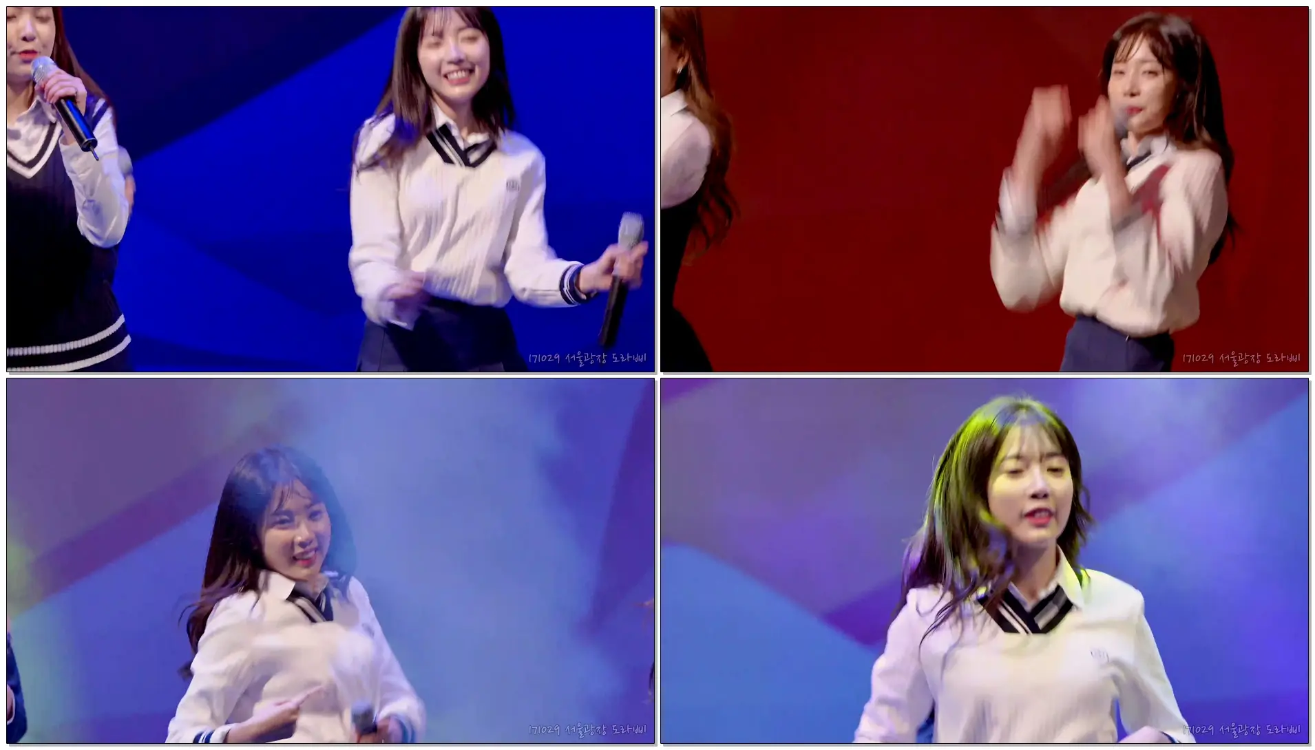 171029 에이프릴 윤채경 '띵' 직캠 by 도라삐 @ 제8회 대한민국 나눔대축제 2017, 서울광장