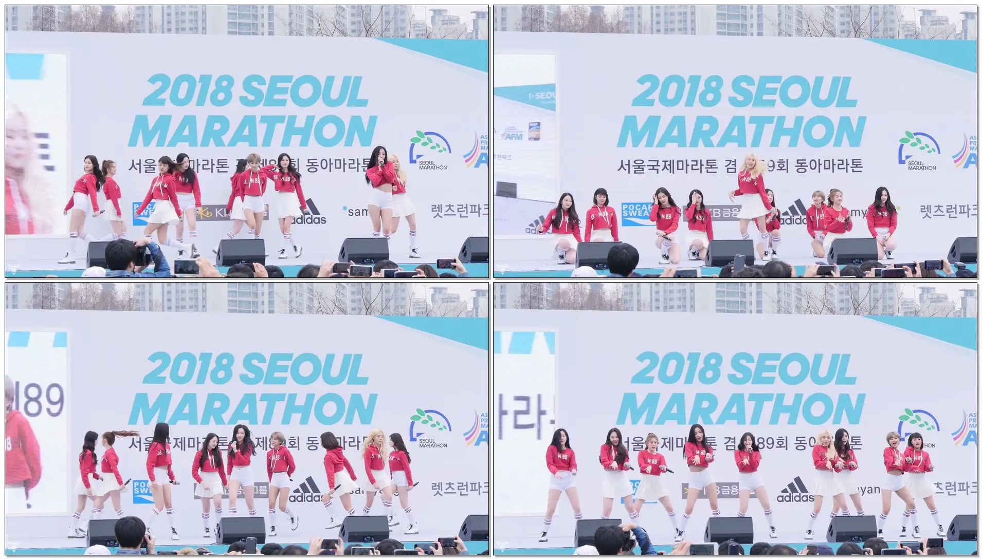 [4K] 180318 모모랜드 직캠 (MOMOLAND) - 뿜뿜 @서울국제마라톤 AFTER PARTY(잠실종합운동장)/Fancam By 쵸리(Chori)