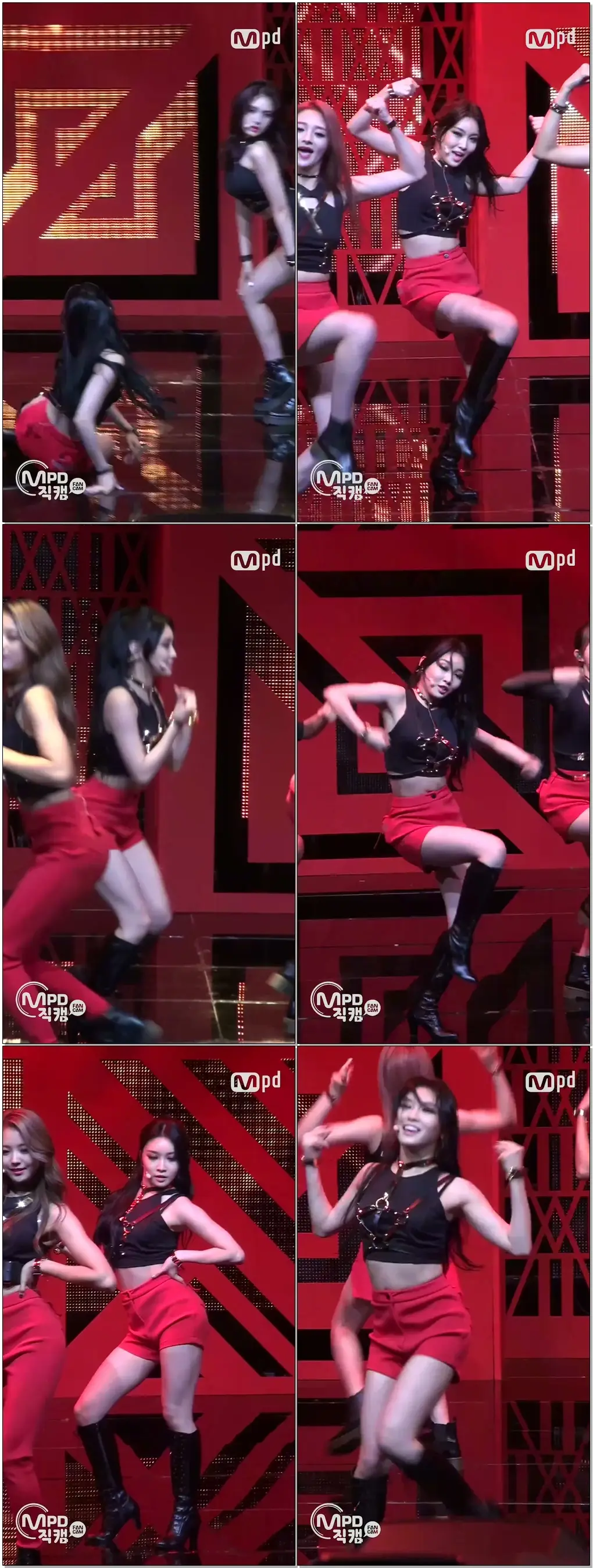 [MPD직캠] 아이오아이 김청하 직캠 Whatta Man I.O.I Kim Chung Ha Fancam @엠카운트다운_160811