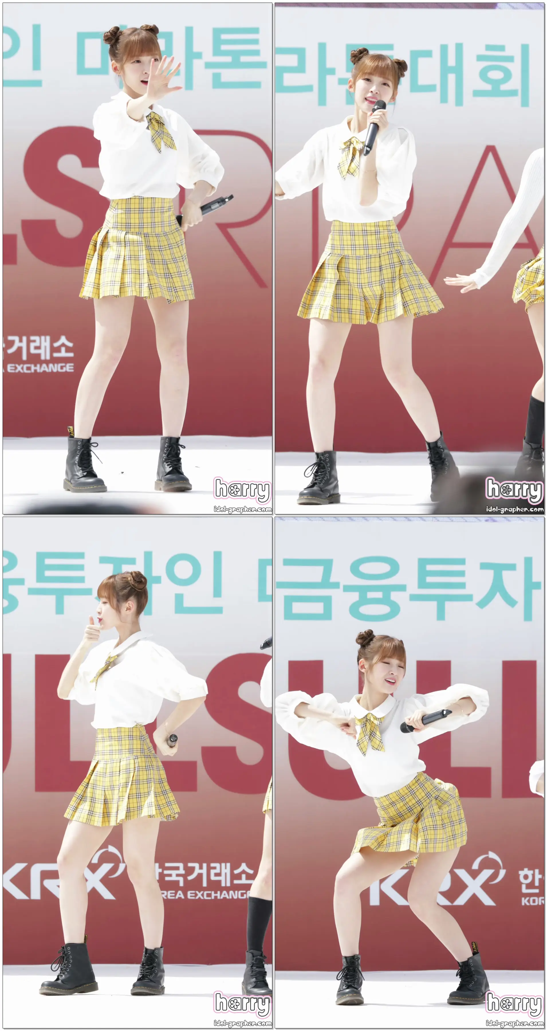 [180407][4K] 오마이걸(OH MY GIRL) 반하나 '바나나 알러지 원숭이' 아린(ARIN) 직캠 - 불스레이스 @여의도공원