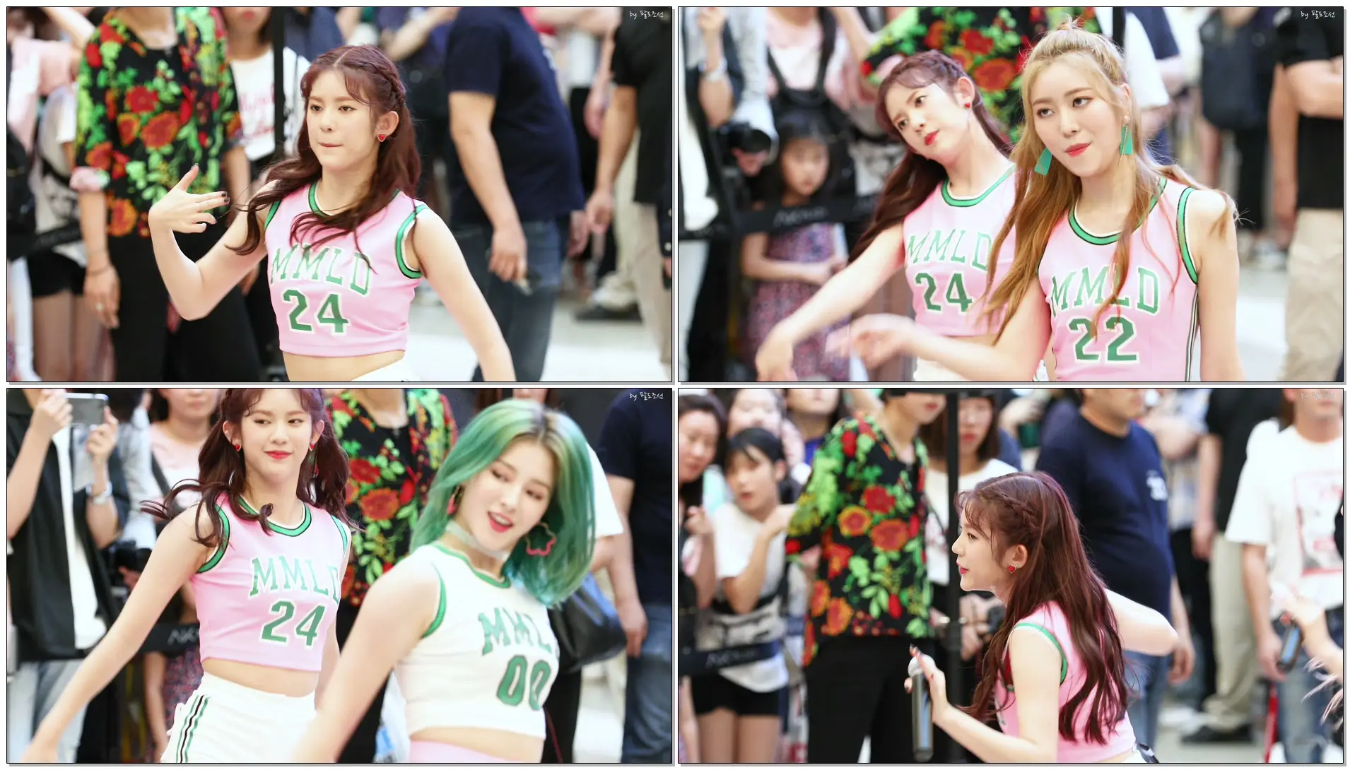 4K 180708 모모랜드 (MOMOLAND) '배앰' (BAAM) 데이지 Daisy 직캠 With 나하은 @분당AK플라자 게릴라 공연 by 팔도조선