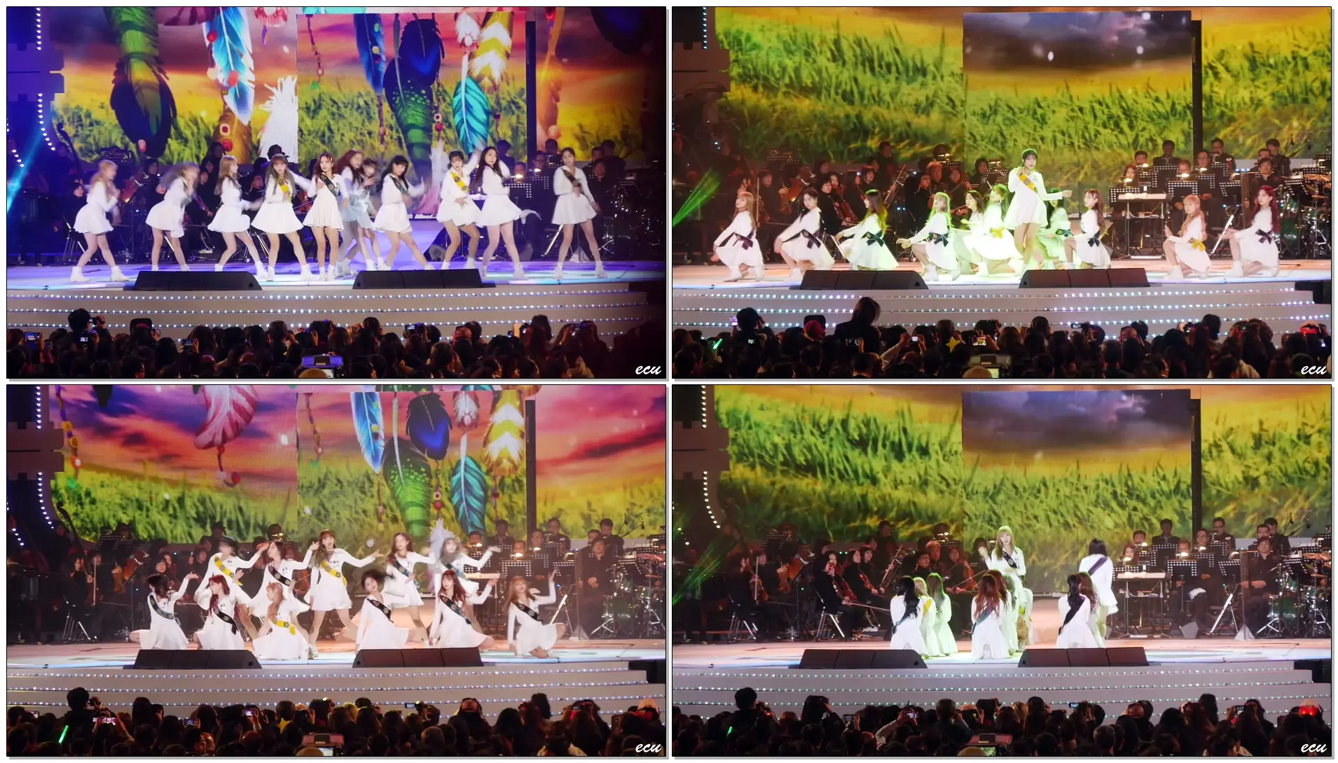 [4K] 180327 우주소녀 (WJSN, Cosmic girls) 꿈꾸는 마음으로 (Dreams Come True) [전체] / 광양 열린음악회 직캠 fancam by ecu