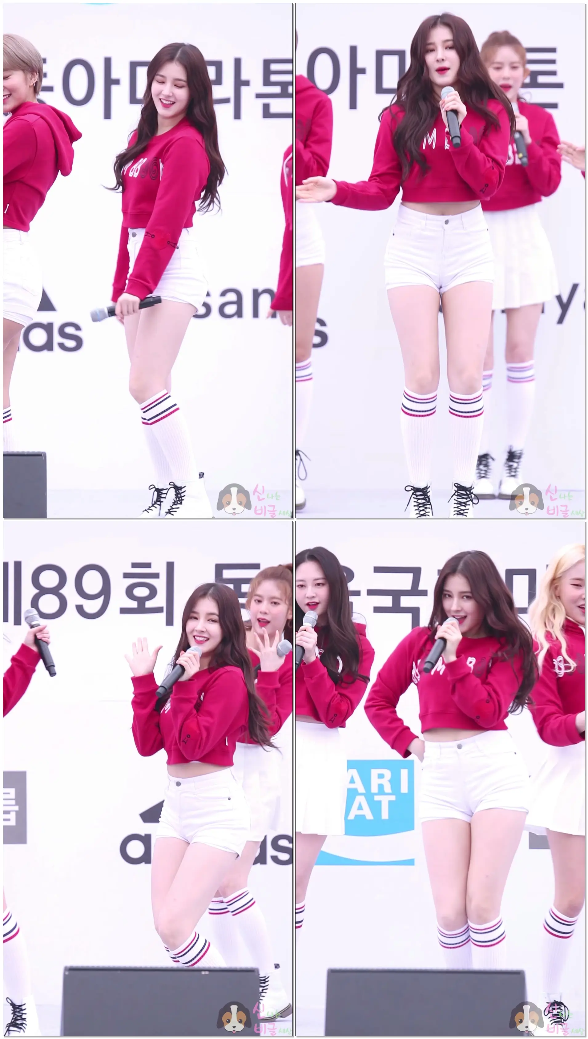 [60f] 180318 모모랜드 (MOMOLAND) 낸시 (NANCY) - 짠쿵쾅 (JJan! Koong! Kwang!) @ 2018서울국제마라톤축하공연 By 신비글