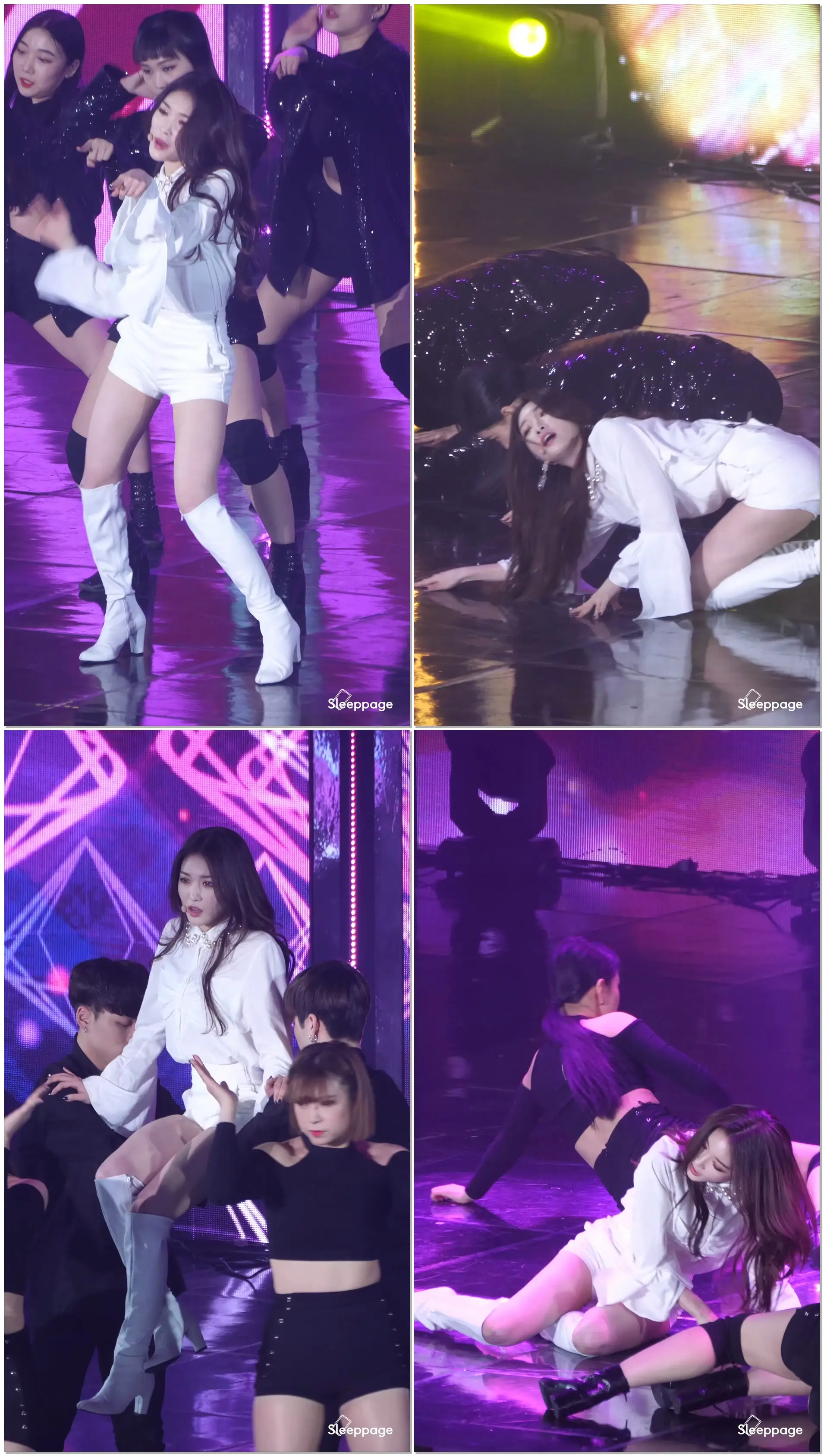 180204 청하 CHUNG HA 롤러코스터 Roller Coaster @ 정선 A-POP 콘서트 By Sleeppage