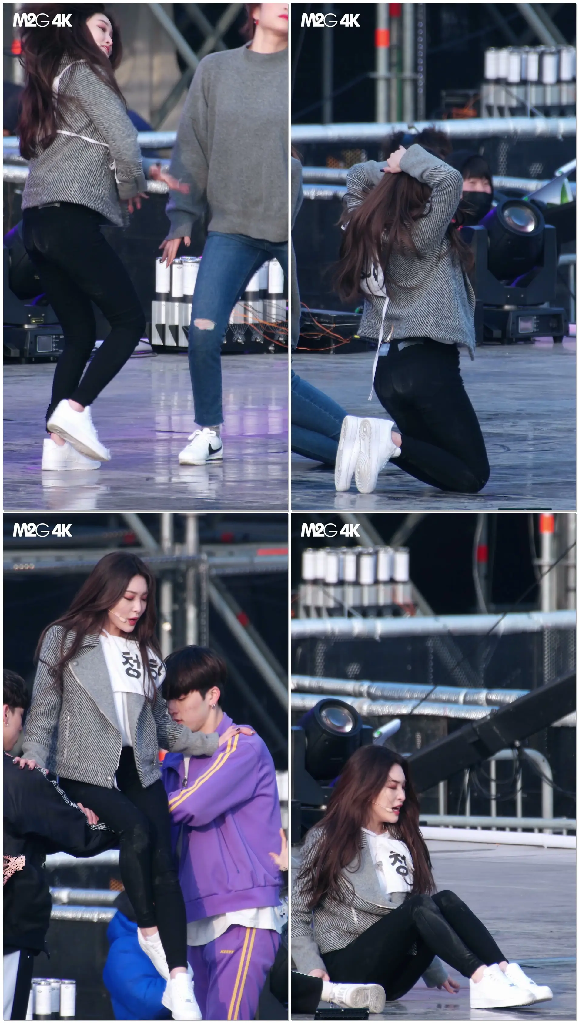 [직캠] 180210 청하 ( 리허설 롤러코스터 ) - K-POP World Festa