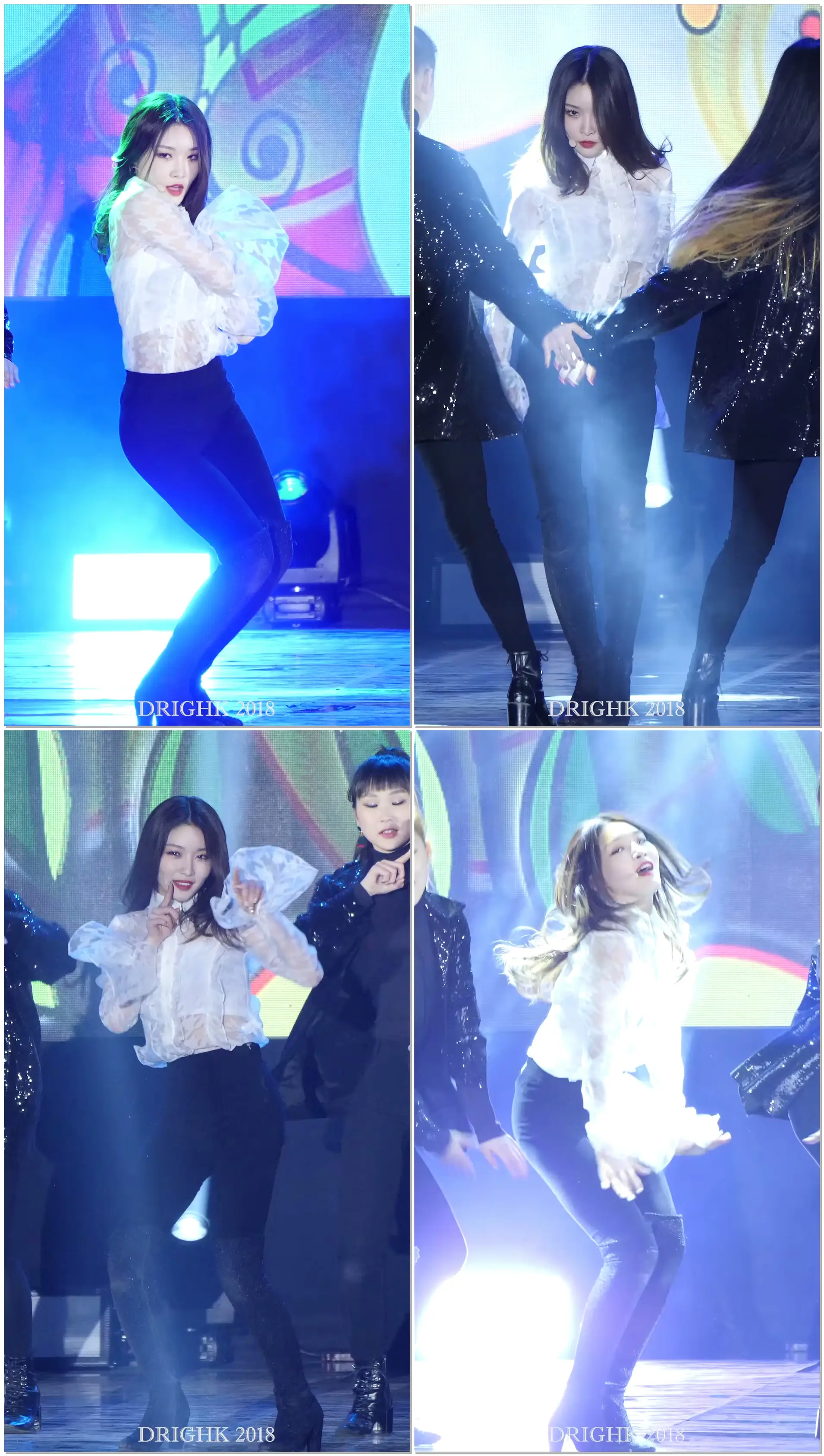 청하 'Why Don't You Know' 직캠fancam [180303 평창 동계패럴림픽 성화 합화식]