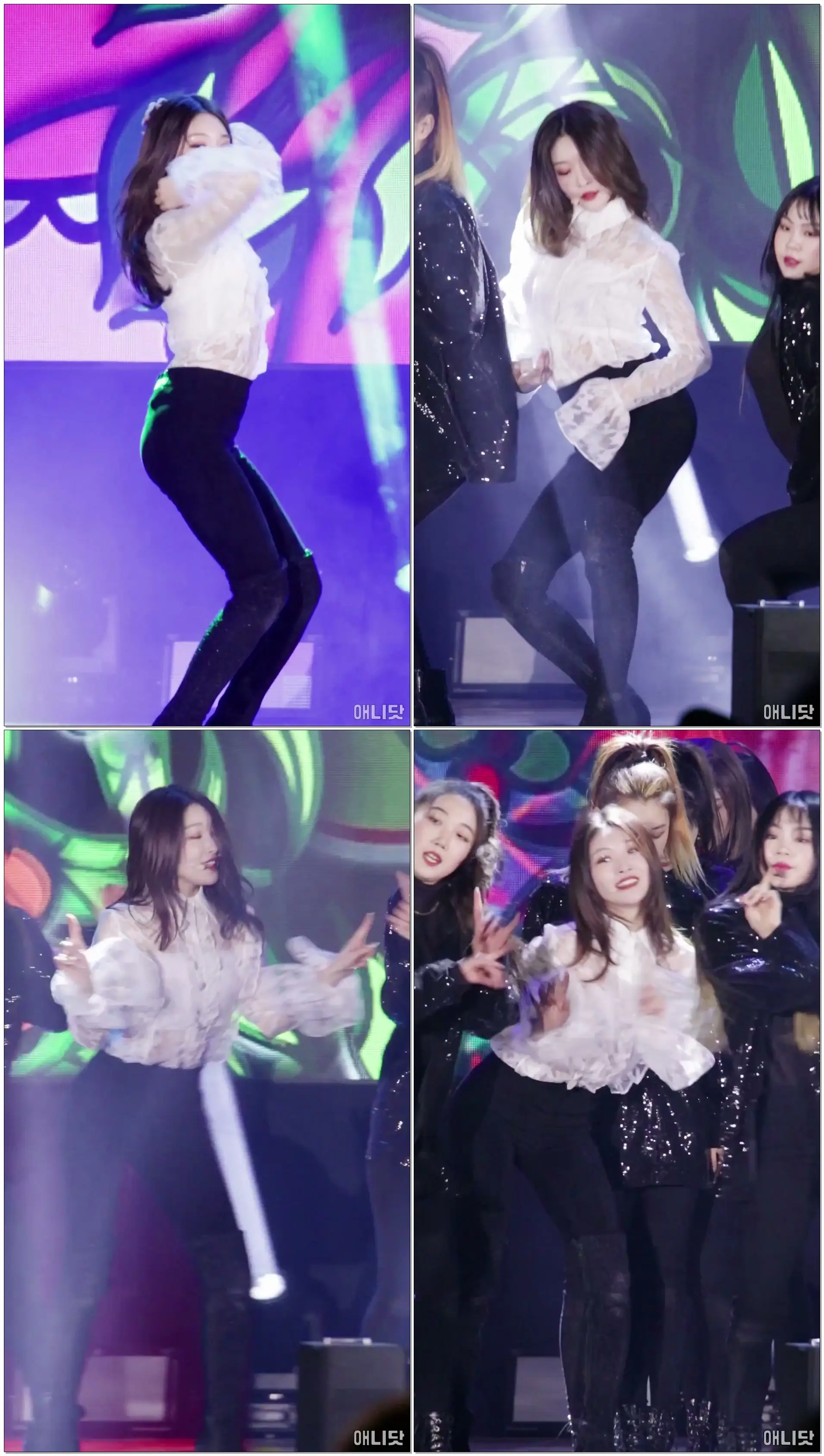 180303 청하 (CHUNG HA) 직캠 - Why Don't You Know (평창 페럴림픽 성화합화 기념공연) By 애니닷