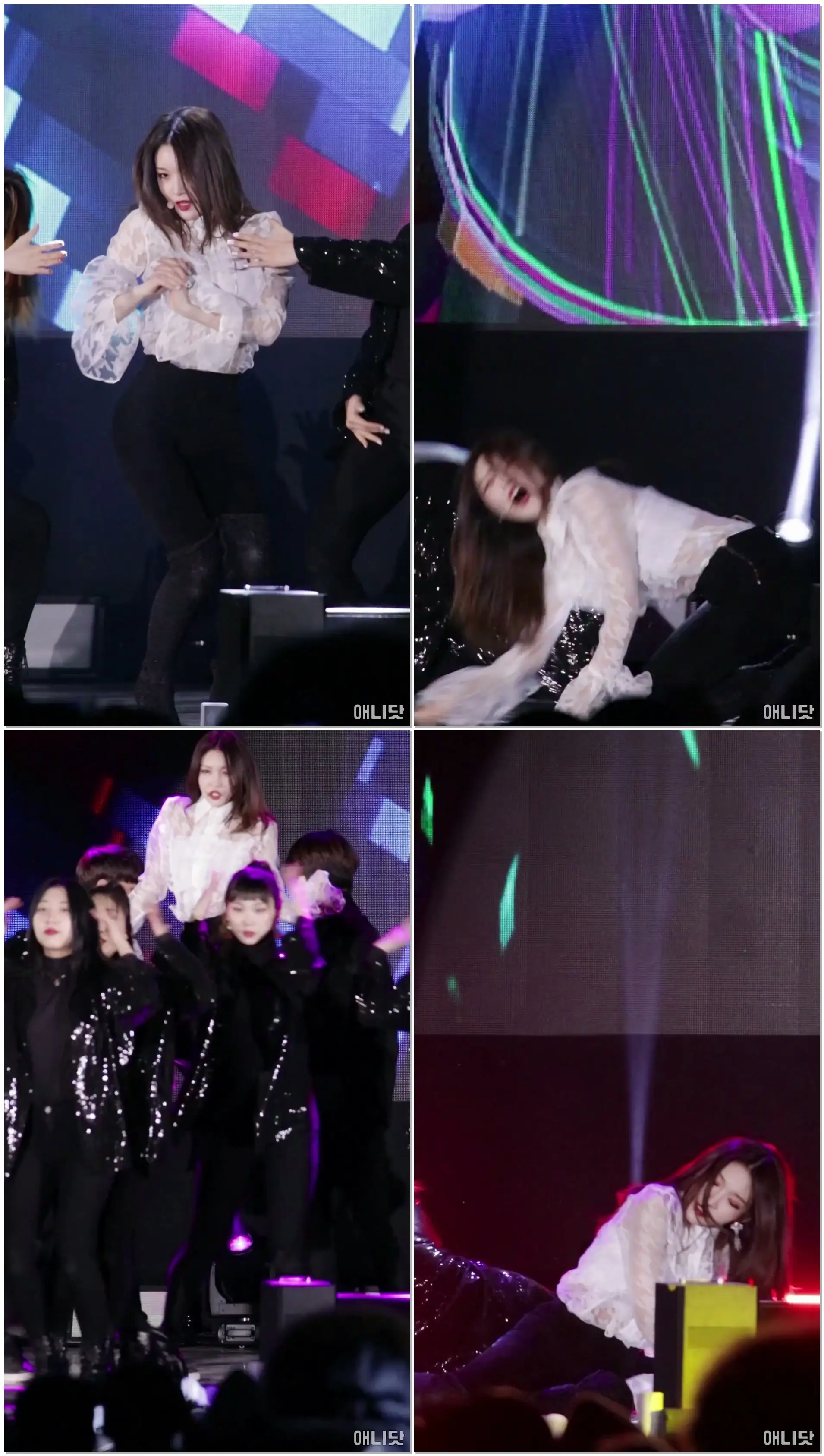 180303 청하 (CHUNG HA) 직캠 - Roller Coaster (평창 페럴림픽 성화합화 기념공연) By 애니닷