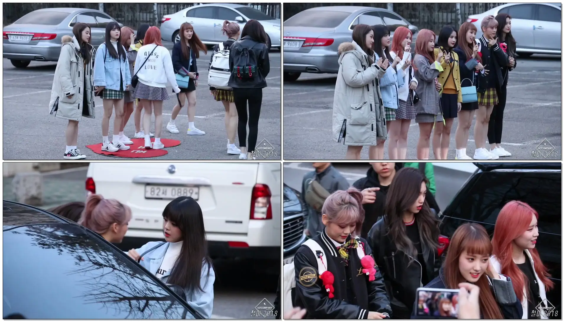 180309 위키미키 (Weki Meki) 전체 출근길 BY 철이 147Company - kbs 뮤직뱅크 신관공개홀(직캠/fancam)