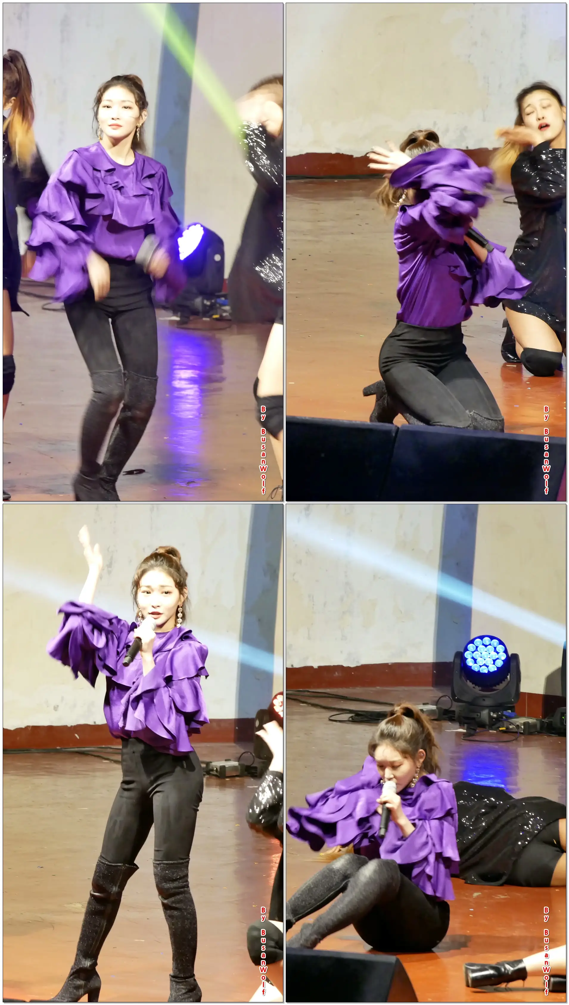 180405 청하 롤러코스터 직캠 CHUNG HA Roller Coaster Fancam 2018 동의대학교 총학생회 출범식 by BusanWolf