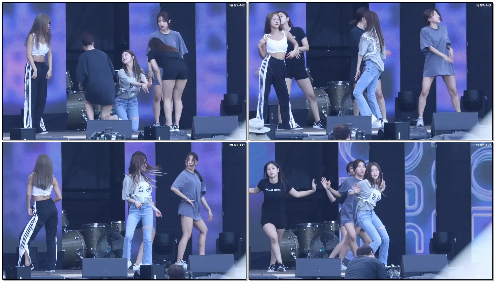 4K 180723 청하 (ChungHa) 'Roller Coaster' 사복 리허설 직캠 @울산서머페스티벌 by 팔도조선