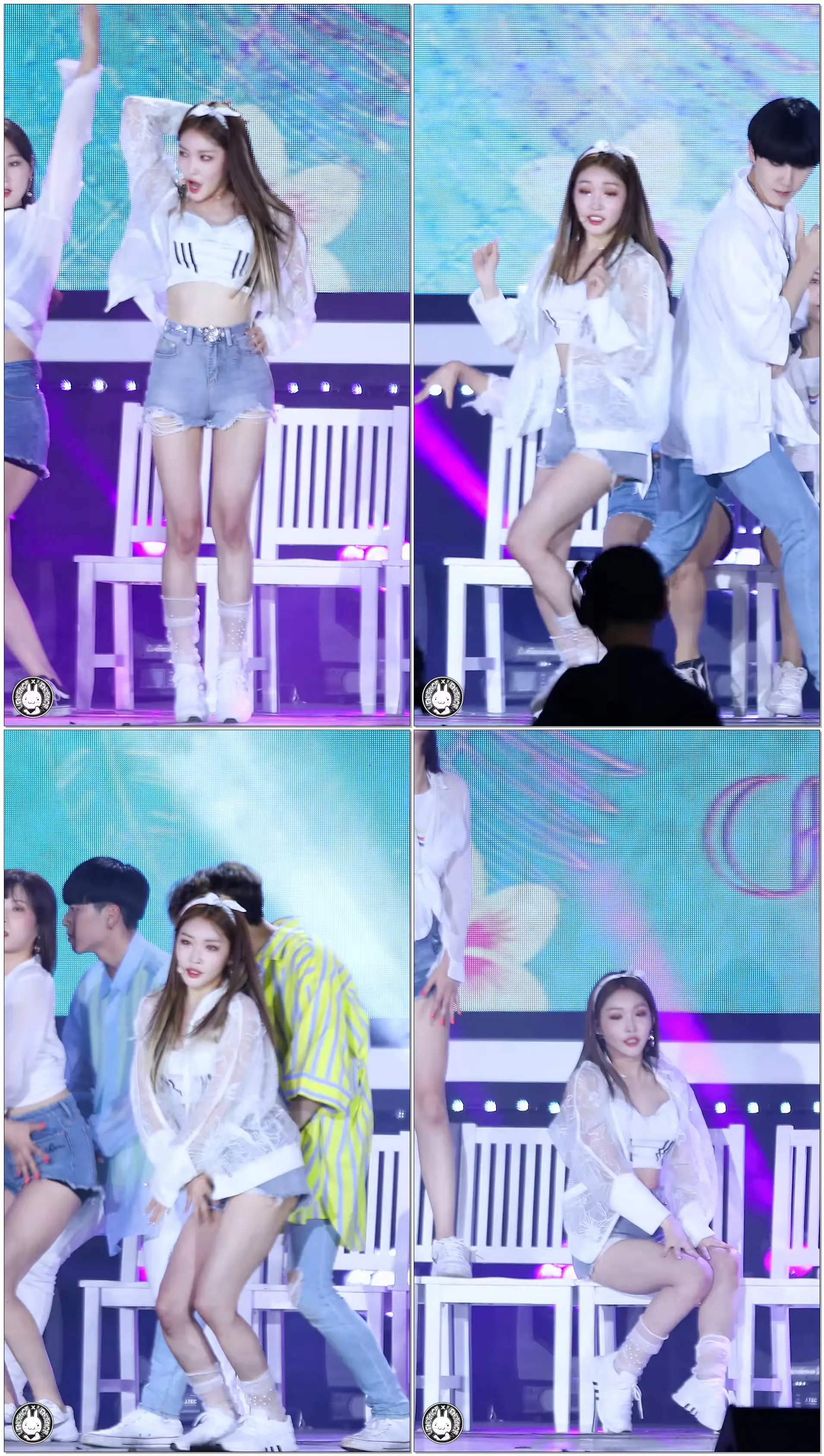 [Vertical] 180724 청하 직캠 'Love U' Fancam @영덕 더쇼 대진해수욕장 By 벤뎅이