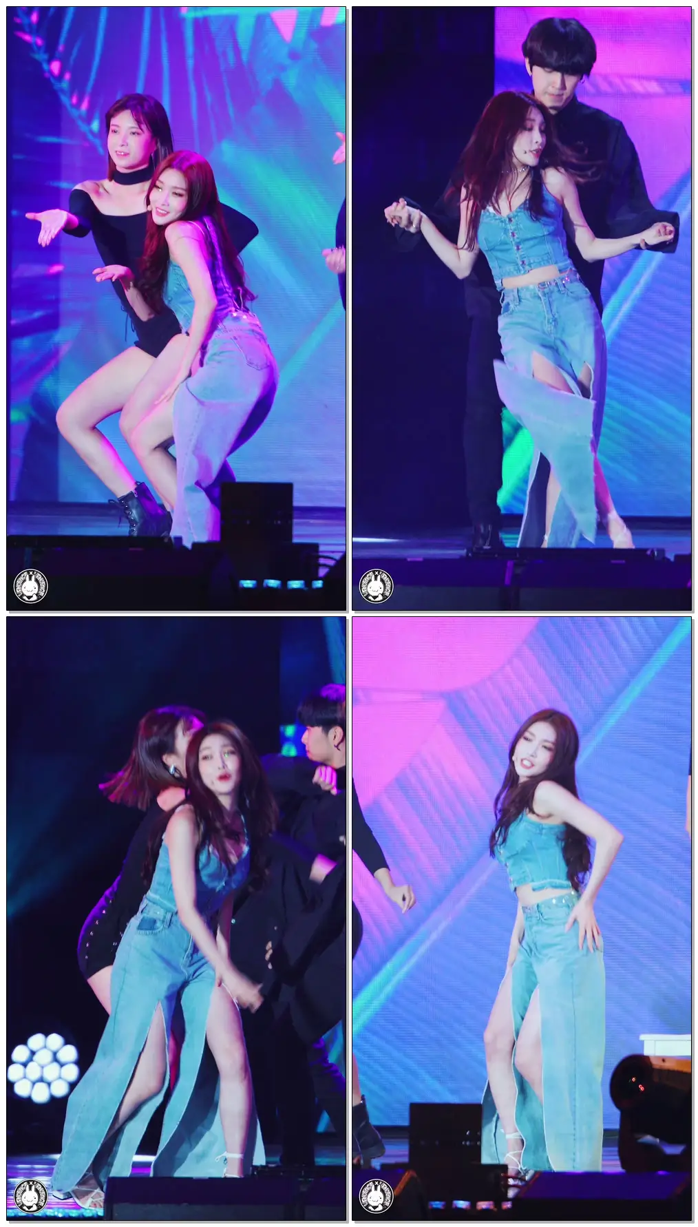 [4K] 180908 청하 직캠 'Love U' Fancam @2018 코리안뮤직웨이브 상암문화광장 By 벤뎅이