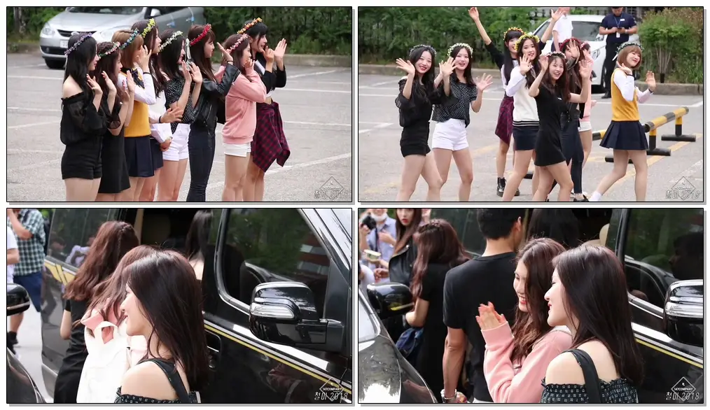 180914 네이처 (nature) 전체 출근길 BY 철이 147Company - kbs 뮤직뱅크 신관공개홀(직캠/fancam)
