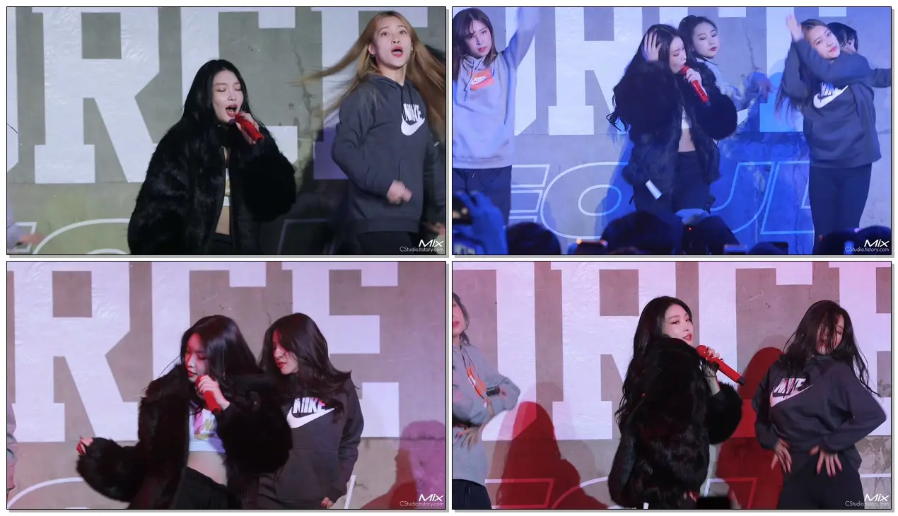 #청하 #ChungHa #LoveU 181201 Love U 청하ChungHa 4k 직캠Fancam [NIKE Battle Force]