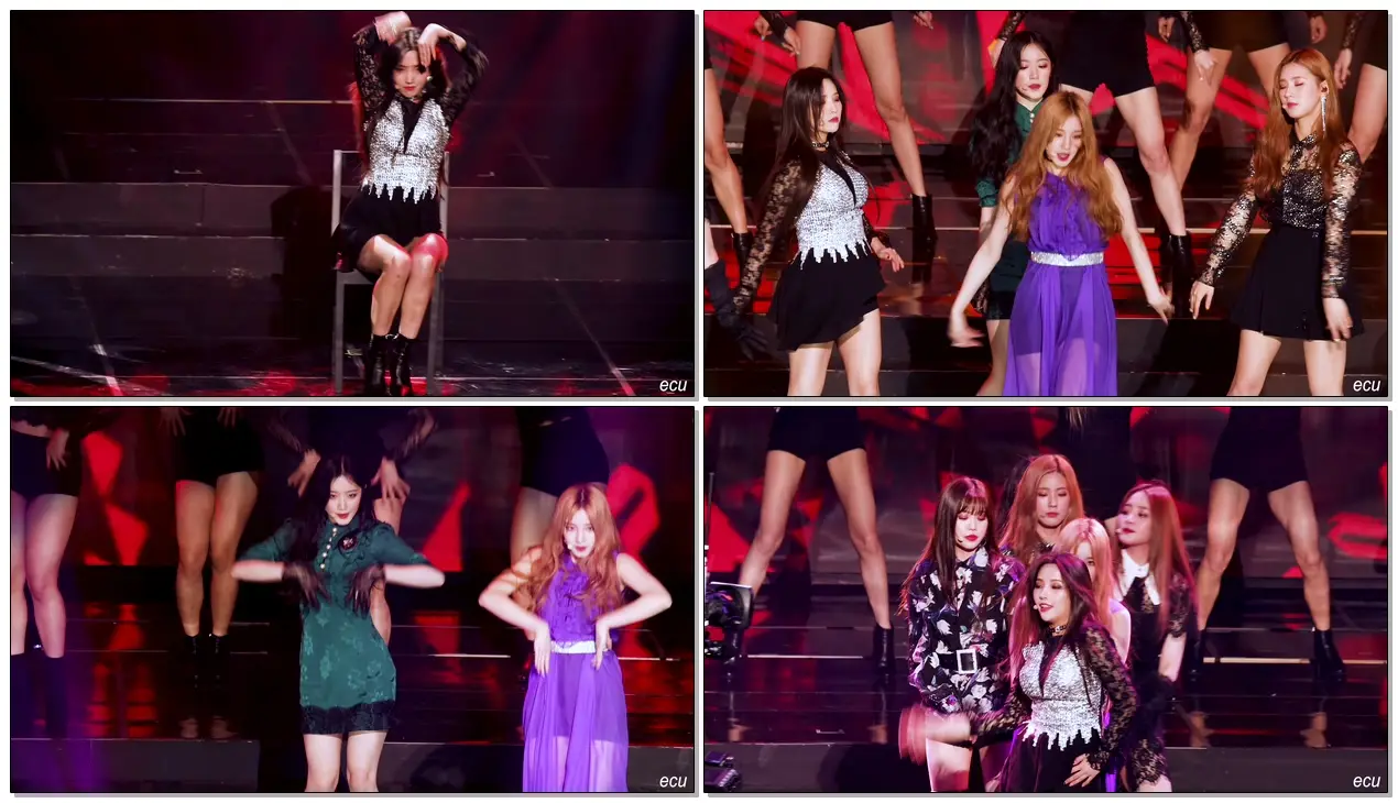 [4K] 190123 (여자)아이들 ((G)I-DLE) 슈화 (SHUHUA) Intro+라타타 (LATATA) / 가온차트어워드 (GCA) 직캠 fancam by ecu