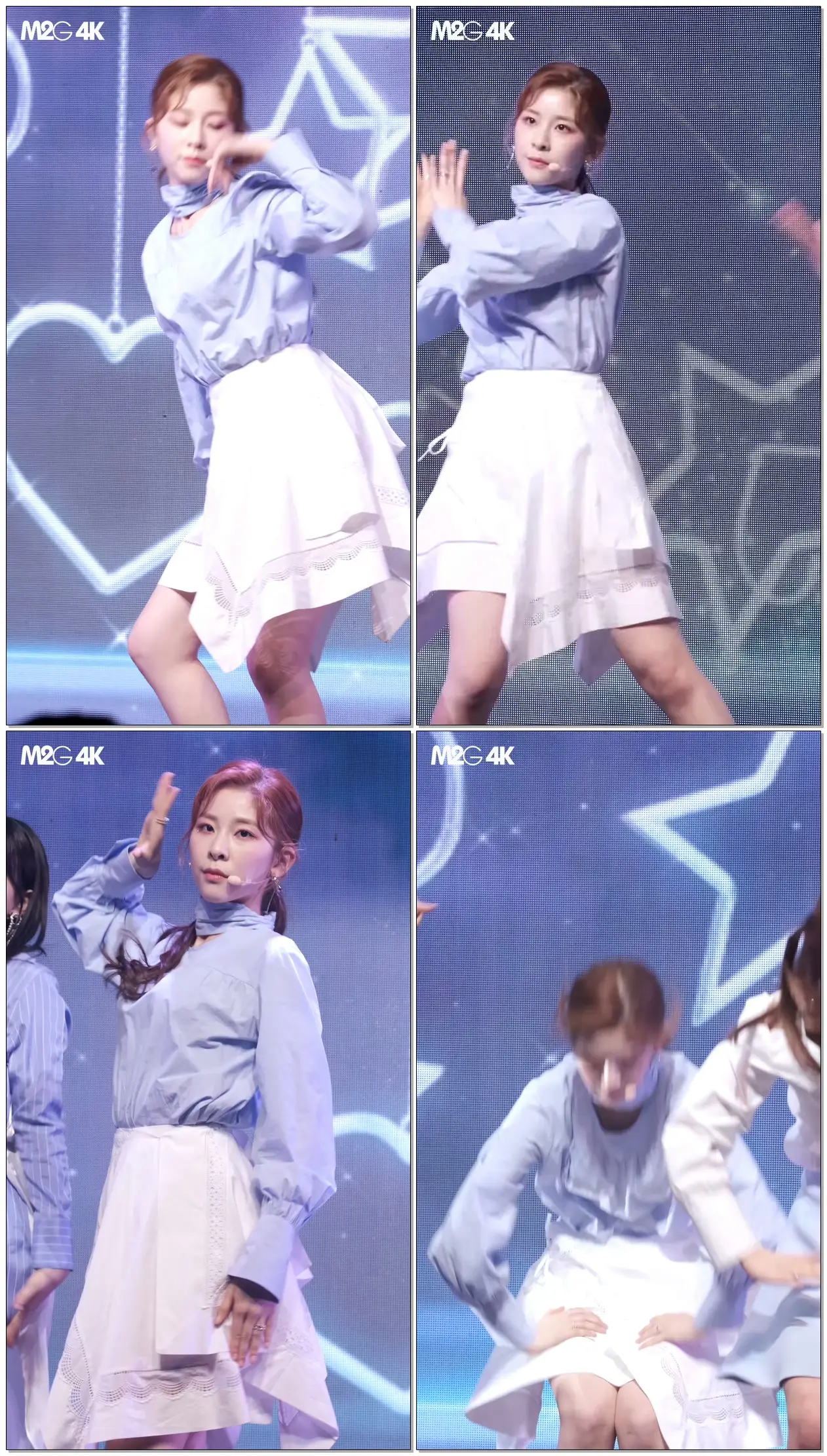 190313 공원소녀 GWSN 민주 ( Tok Tok 수천개의 별 ) 밤의 공원 part 2 쇼케이스 직캠 Fancam