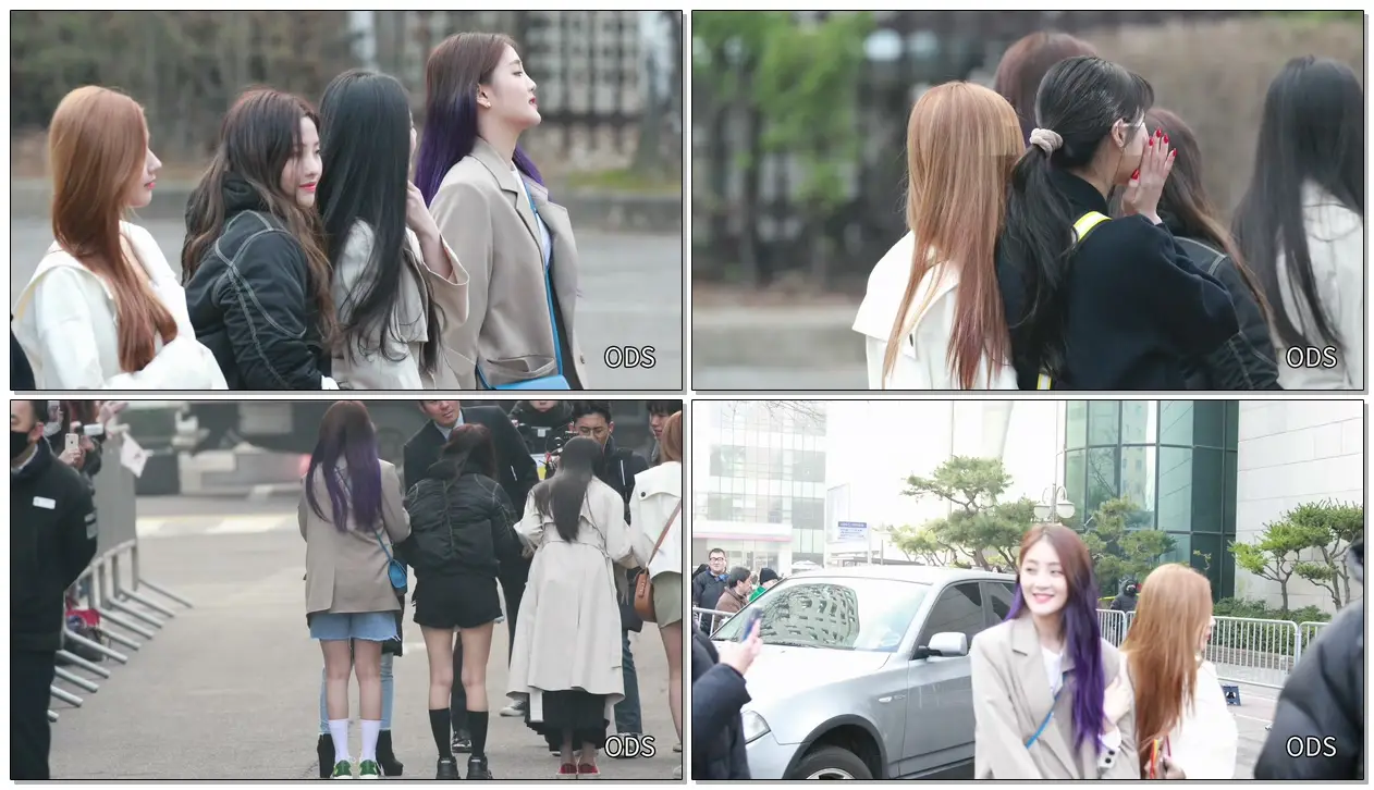 190315 (여자)아이들 민니 출근및 중퇴 - kbs 뮤직뱅크