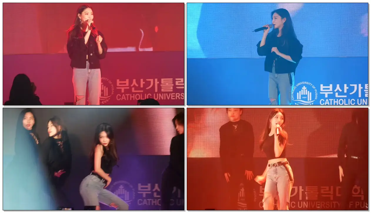 190320 청하(Chung Ha) 부산 가톨릭대 총학생회 출범식 - 직캠(fancam)