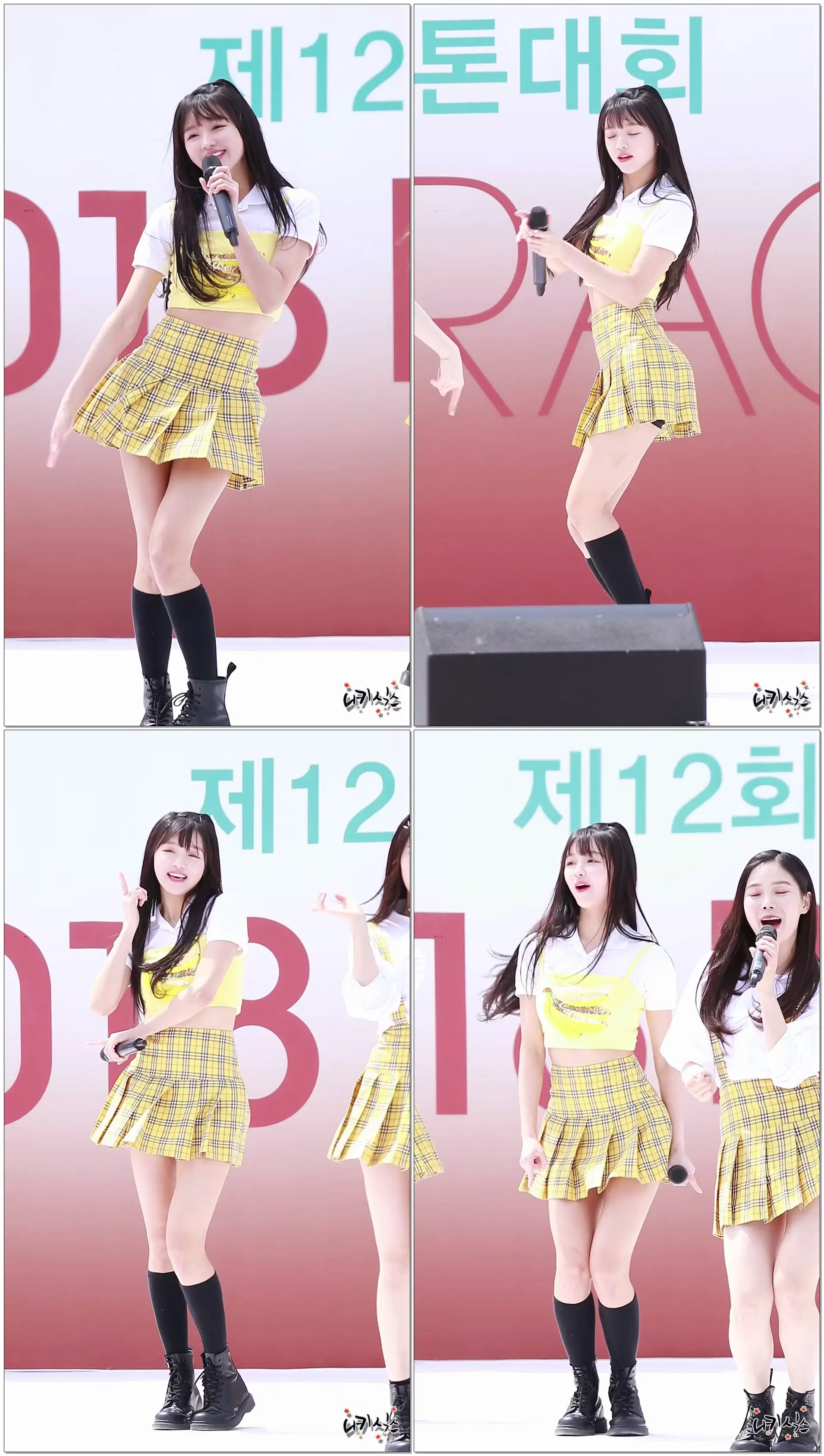 180407 오마이걸(OH MY GIRL) 유아 내 얘길 들어봐(A-ing) 2018 불스레이스 축하공연 직캠(Fancam) by 니키식스