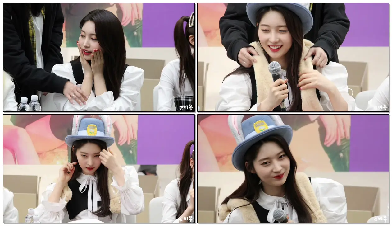 190414 #에버글로우(#EVERGLOW) 시현(Sihyeon) 리액션 Reaction [코엑스팬사인회]