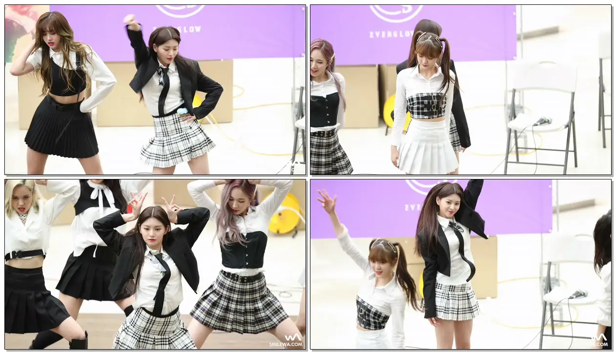 190414 #EVERGLOW (#에버글로우) '봉봉쇼콜라' #왕이런 직캠 @코엑스 팬사인회