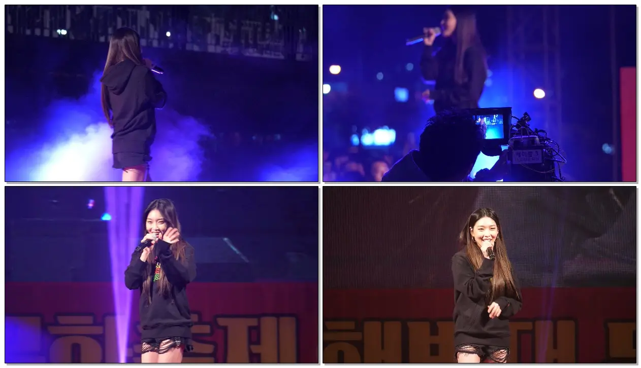 190427 #청하(Chung Ha) 포항 해병대 문화축제 - 두근두근