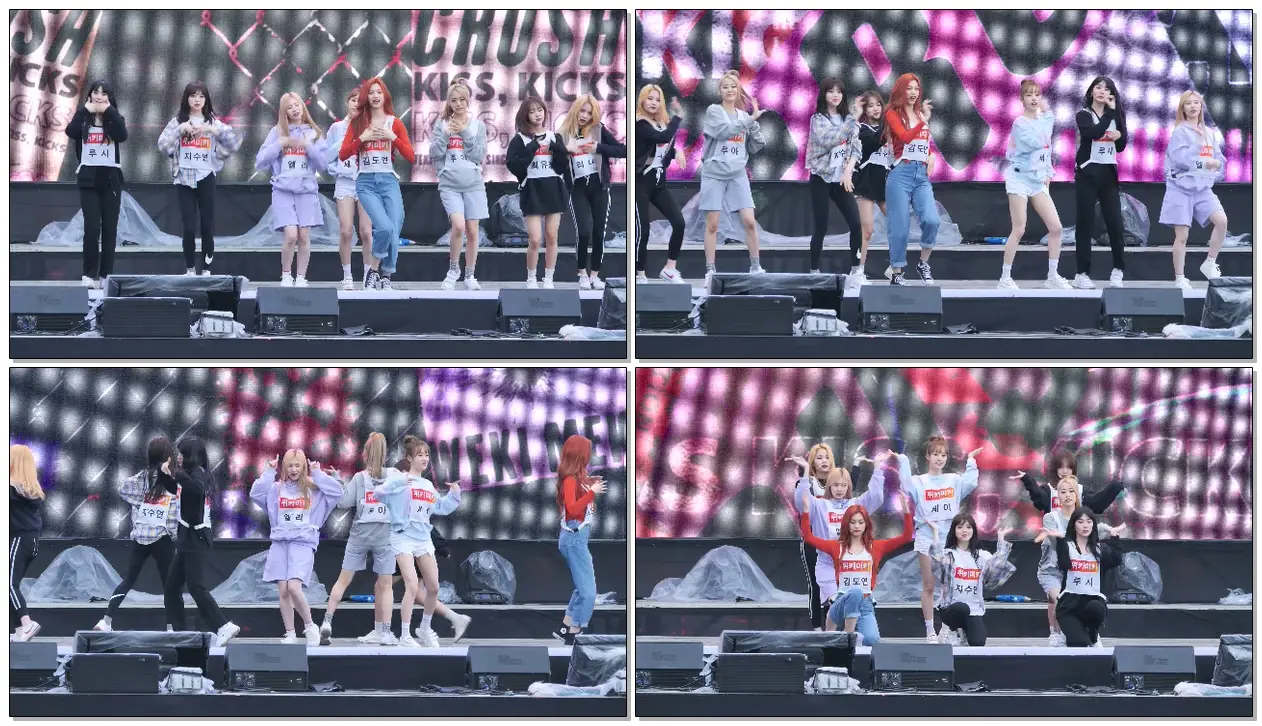 [rehearsal] 190501 #위키미키 WEKI MEKI 크러쉬 Crush 하이파이브 창원