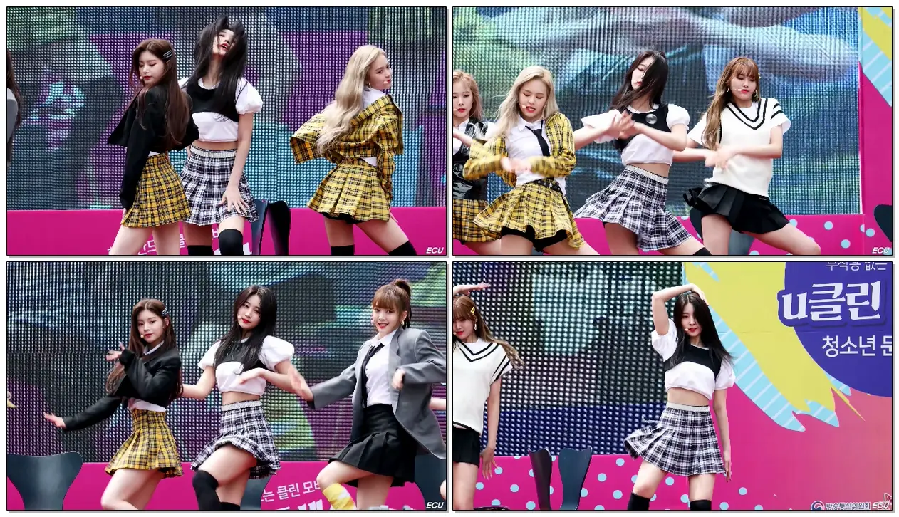 190525 #에버글로우 (#EVERGLOW) #시현 (#Sihyeon) 달아 (Moon) / U클린 콘서트