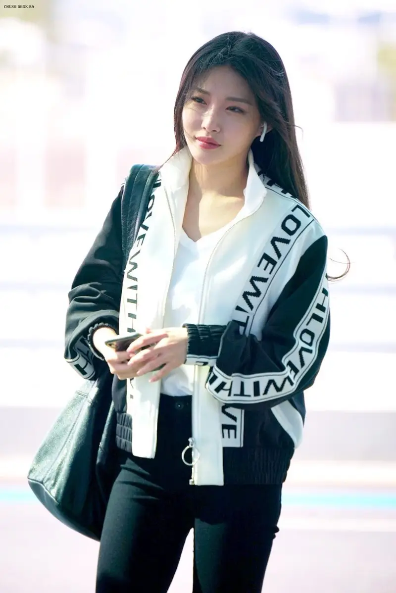 공항패션 #청하