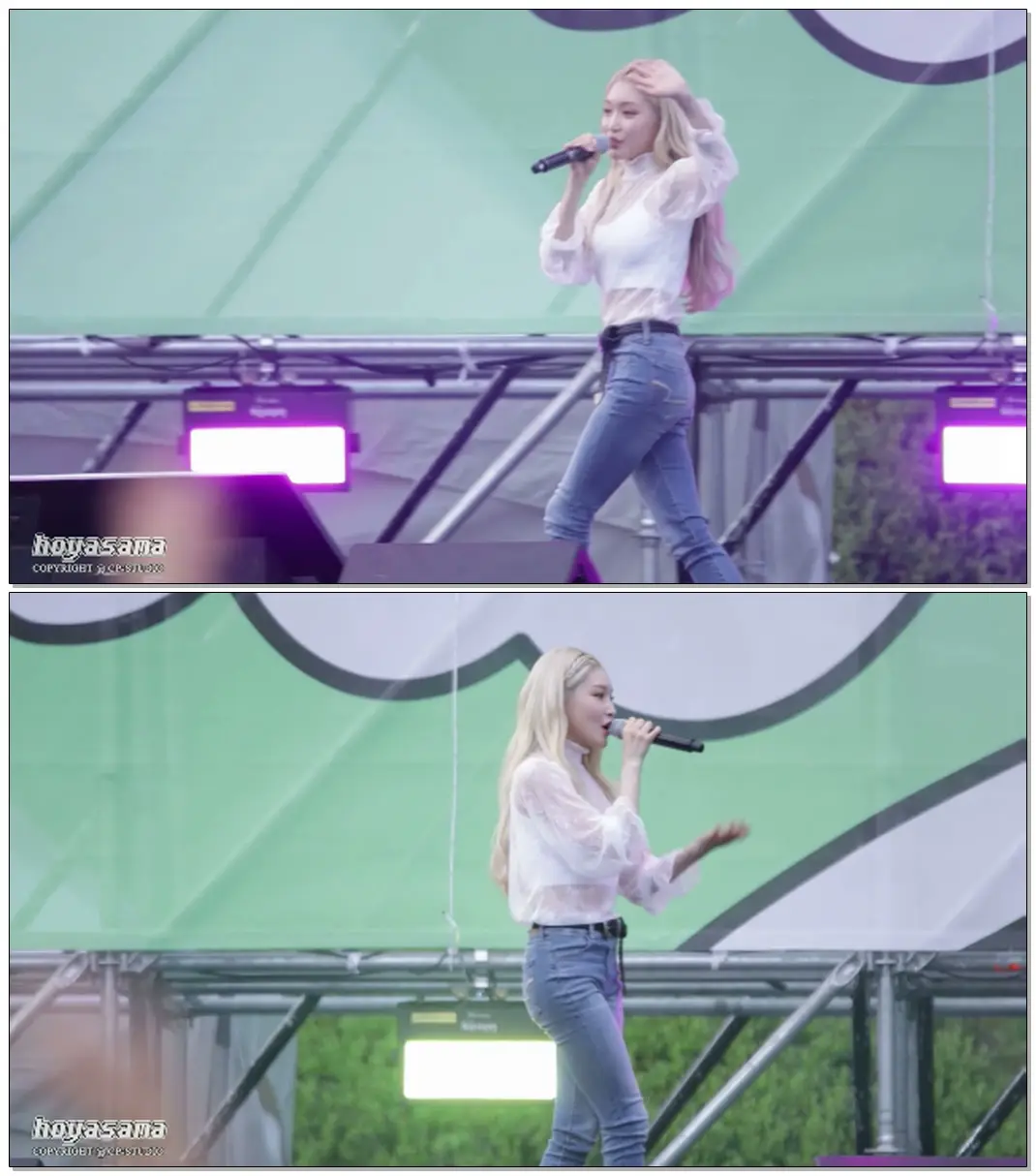 190614 #청하(#CHUNG HA) 두근두근(Pit-A-Pat) #직캠/#fancam @ 네이버 20주년 패밀리데이