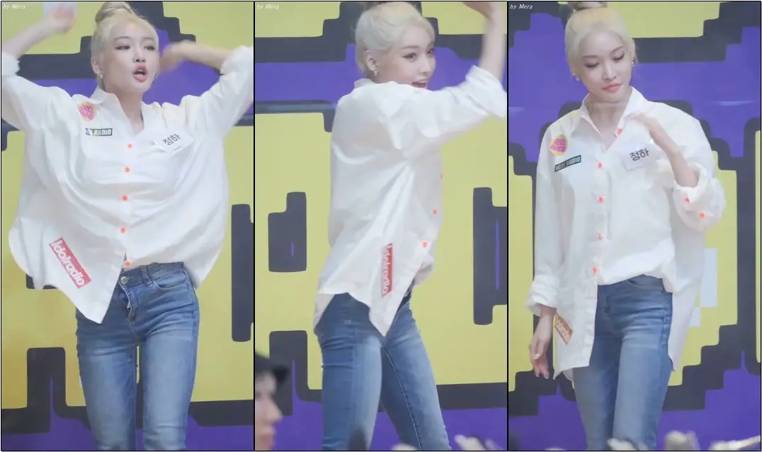 190626 #청하 (CHUNG HA) 히트곡 메들리 댄스 #직캠 #Fancam (아이돌라디오)