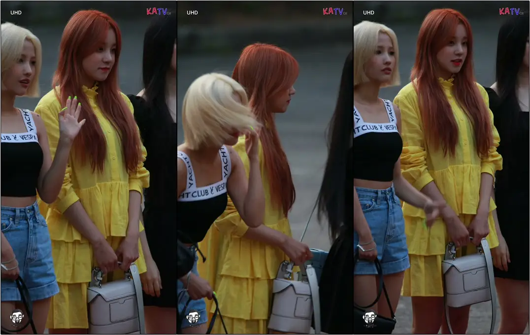 #여자아이들 (G)I-DLE 뮤직뱅크 출근 #우기 #직캠 영상 @190628