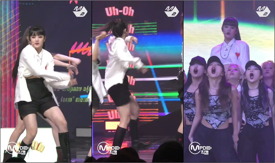 (여자)아이들 민니 직캠 ‘Uh-Oh’ ((G)I-DLE MINNIE FanCam) | @MCOUNTDOWN_2019.7.11