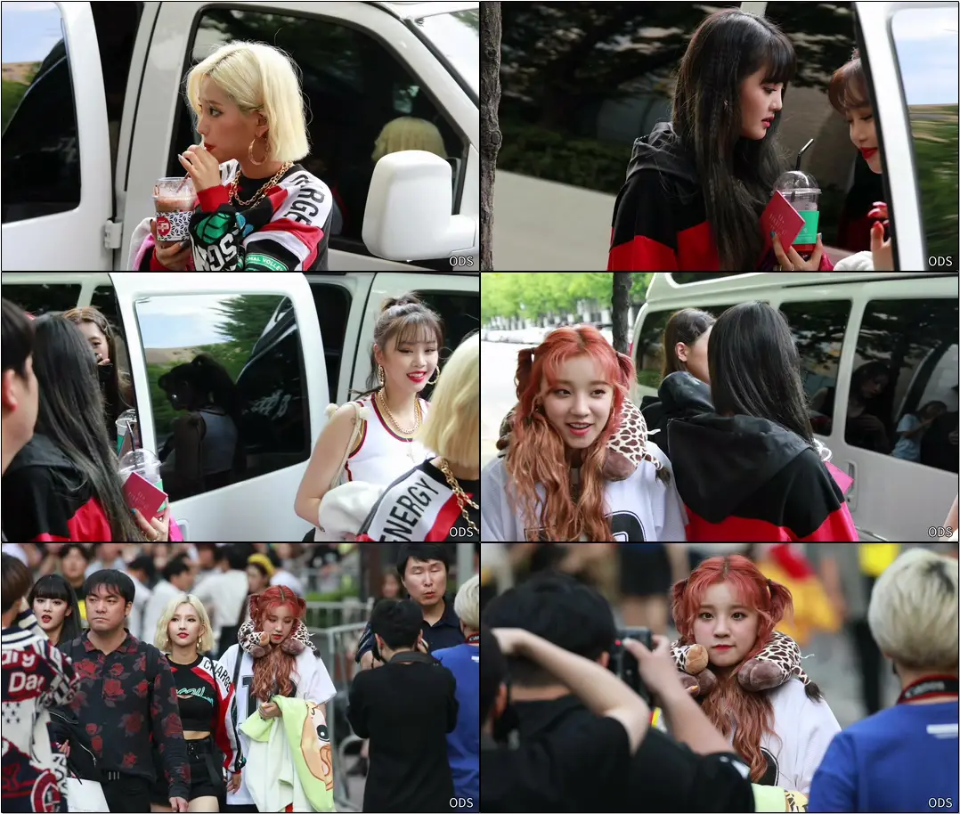 190712 (여자)아이들 전체 - KBS 중출및 퇴근