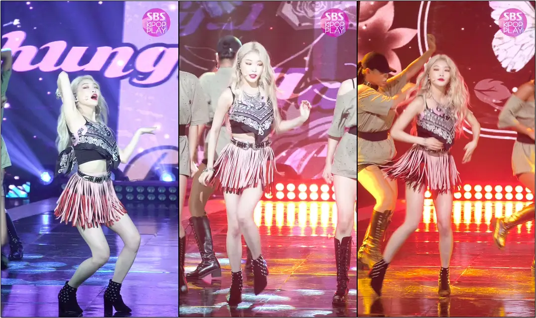 [안방1열 #직캠] #청하 'Chica' (CHUNG HA #Fancam) │@SBS Inkigayo_2019.7.21