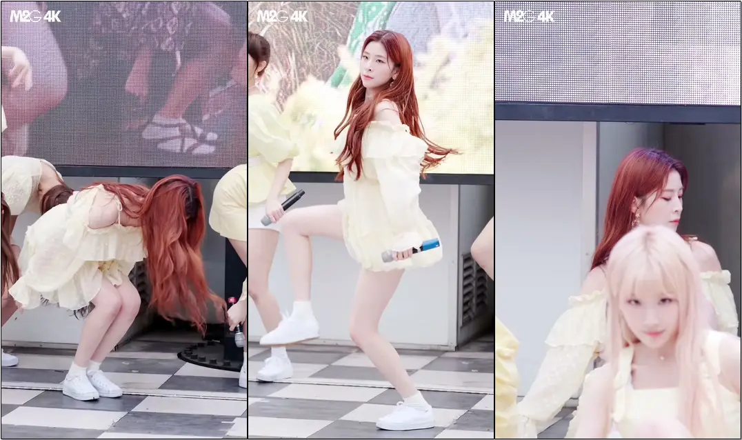 190724 #공원소녀 #GWSN #민주 ( Red Sun ) 명동 버스킹 #직캠 #Fancam